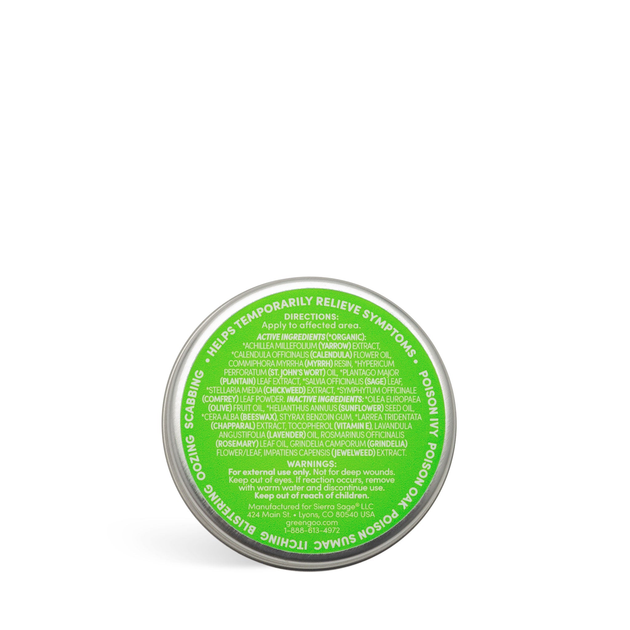 Green Goo Poison Ivy Treatment Cream