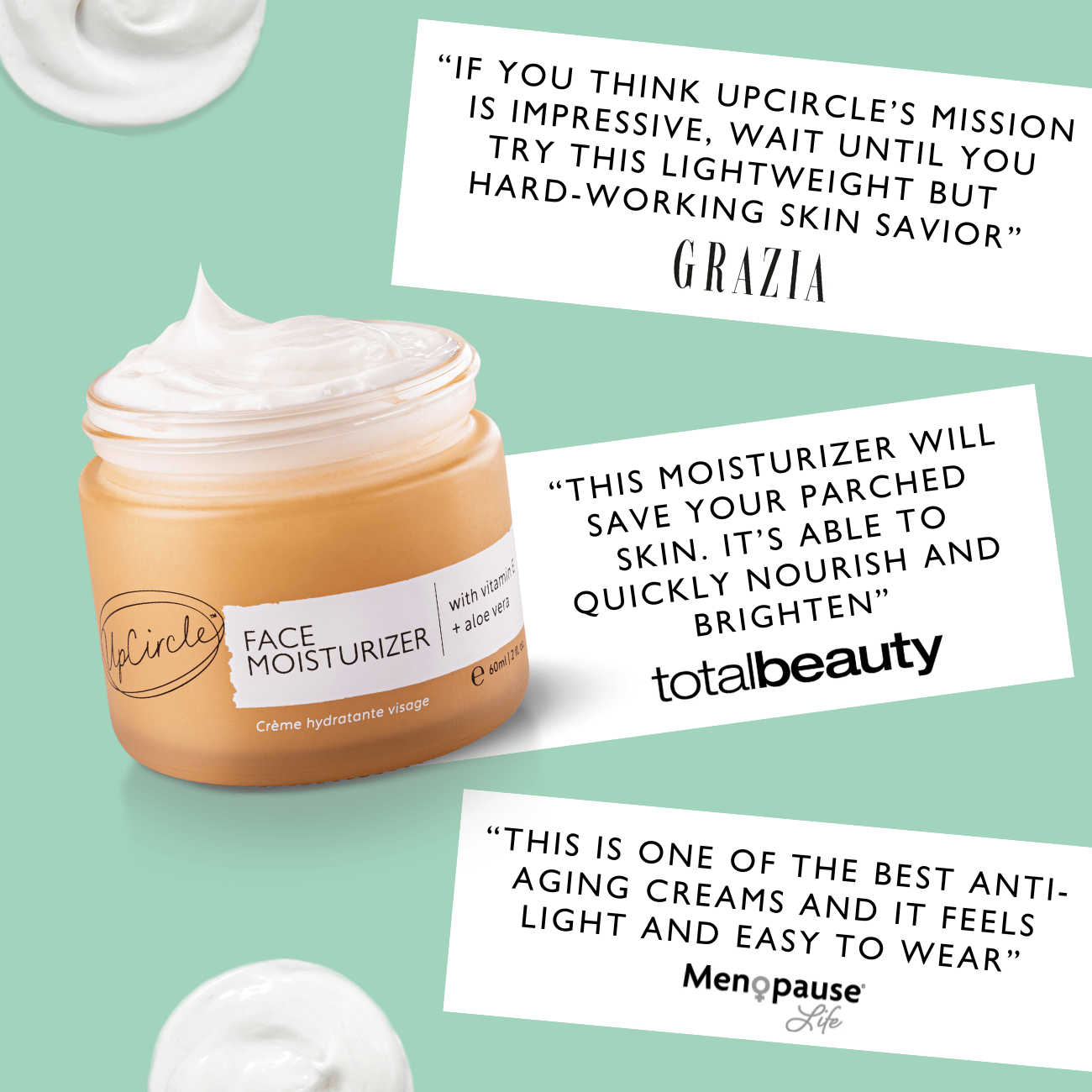UpCircle The Daily Duo: Foaming Face Wash + Vitamin E Moisturizer