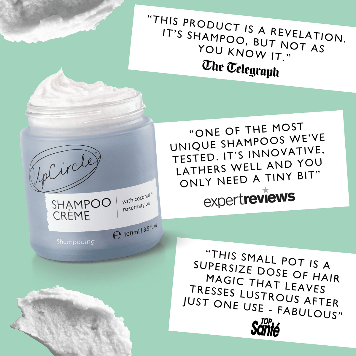 UpCircle Shampoo Crème with Pink Berry Extract