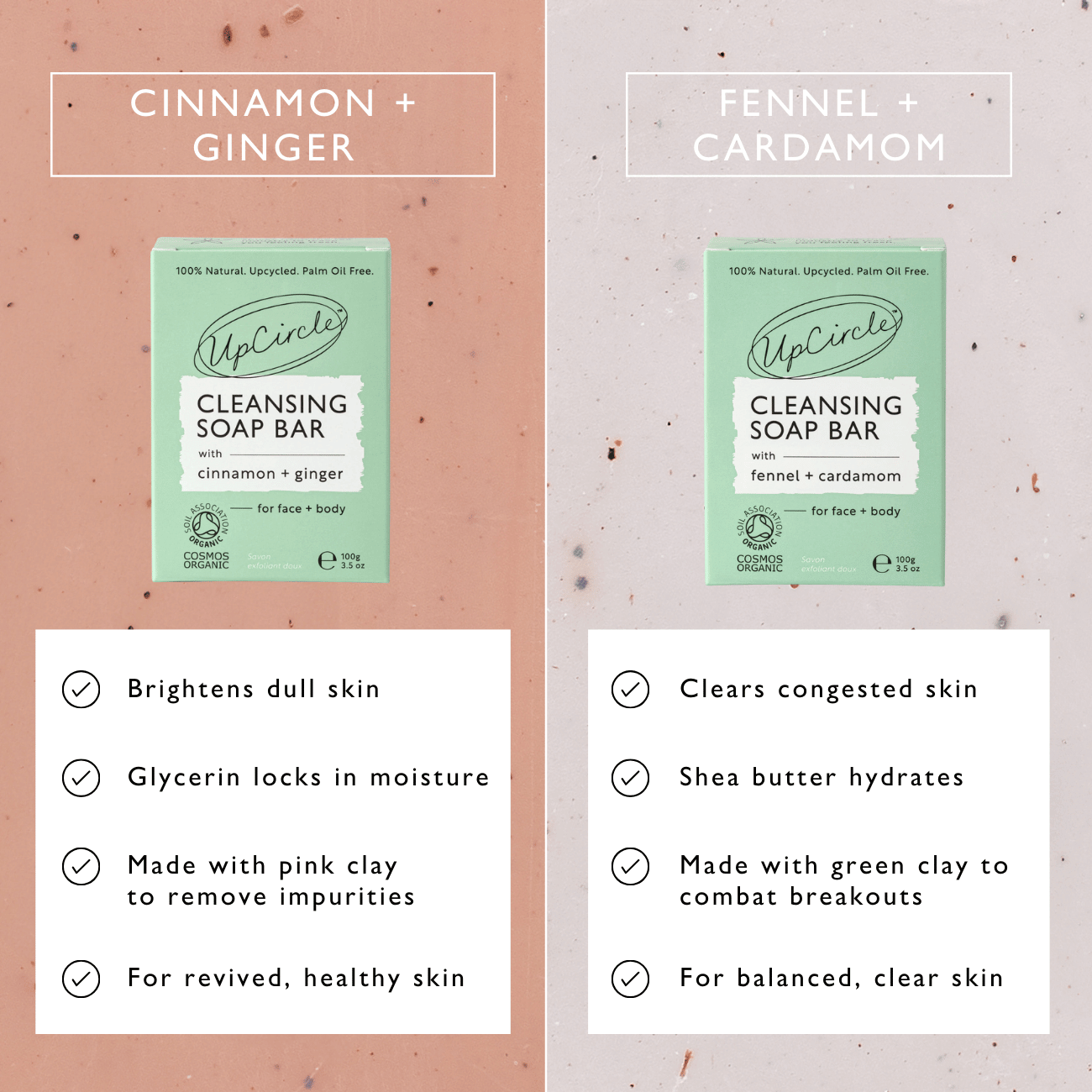 UpCircle Chai Soap Cleansing Duo