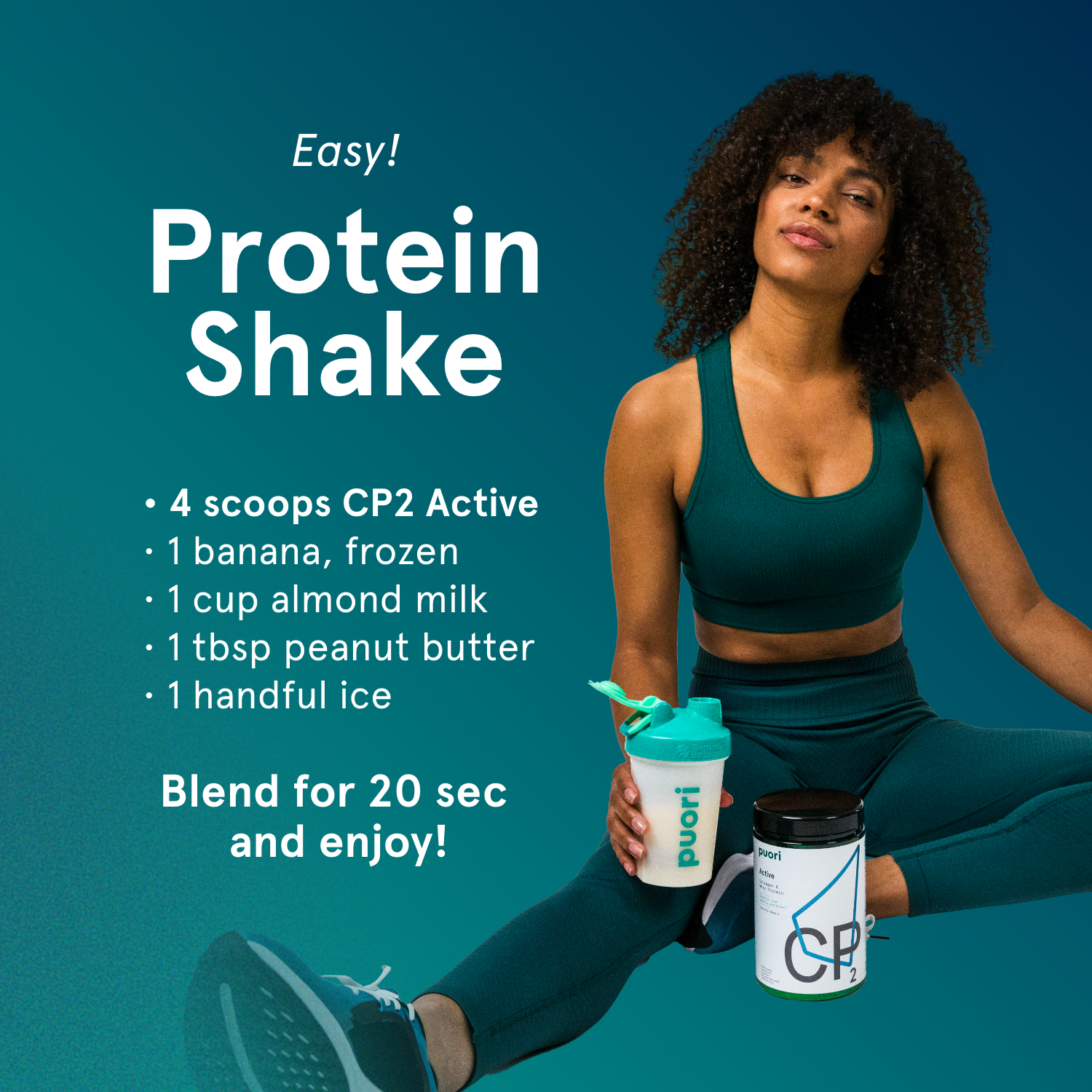 Puori CP2 - Whey & Collagen (20 servings of 29g)