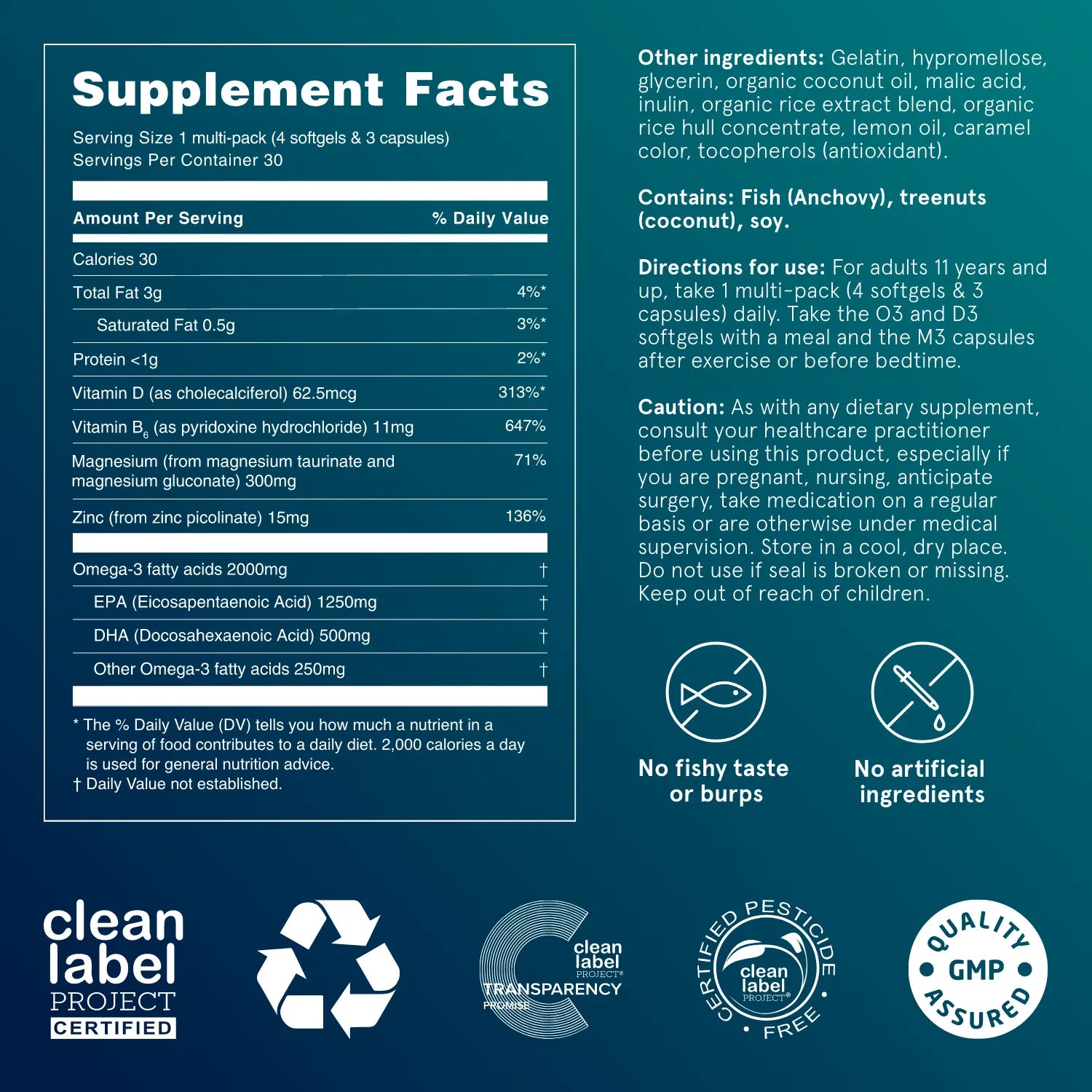 Puori P3 - Health Essentials Sachets (O3, M3, D3)