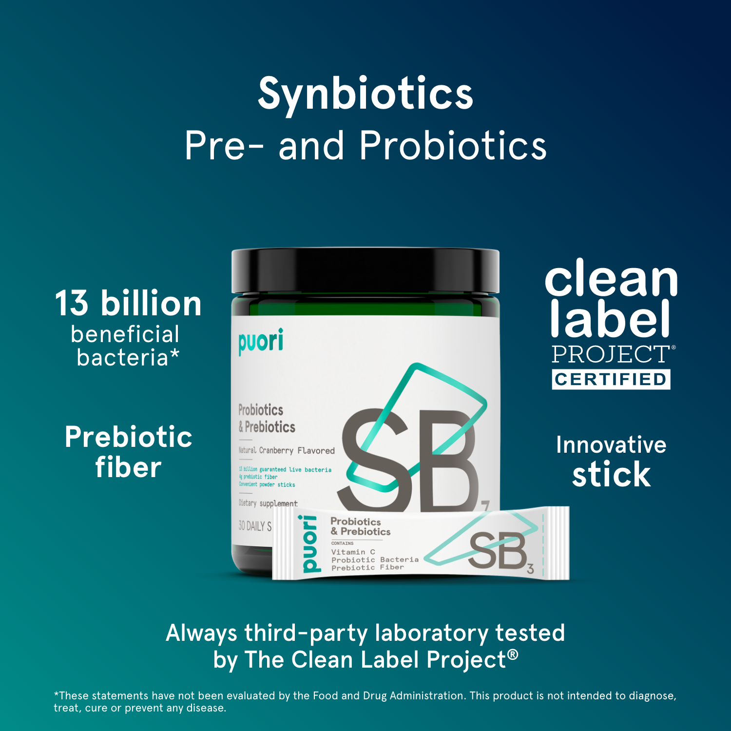 Puori SB3 - Probiotics & Prebiotics
