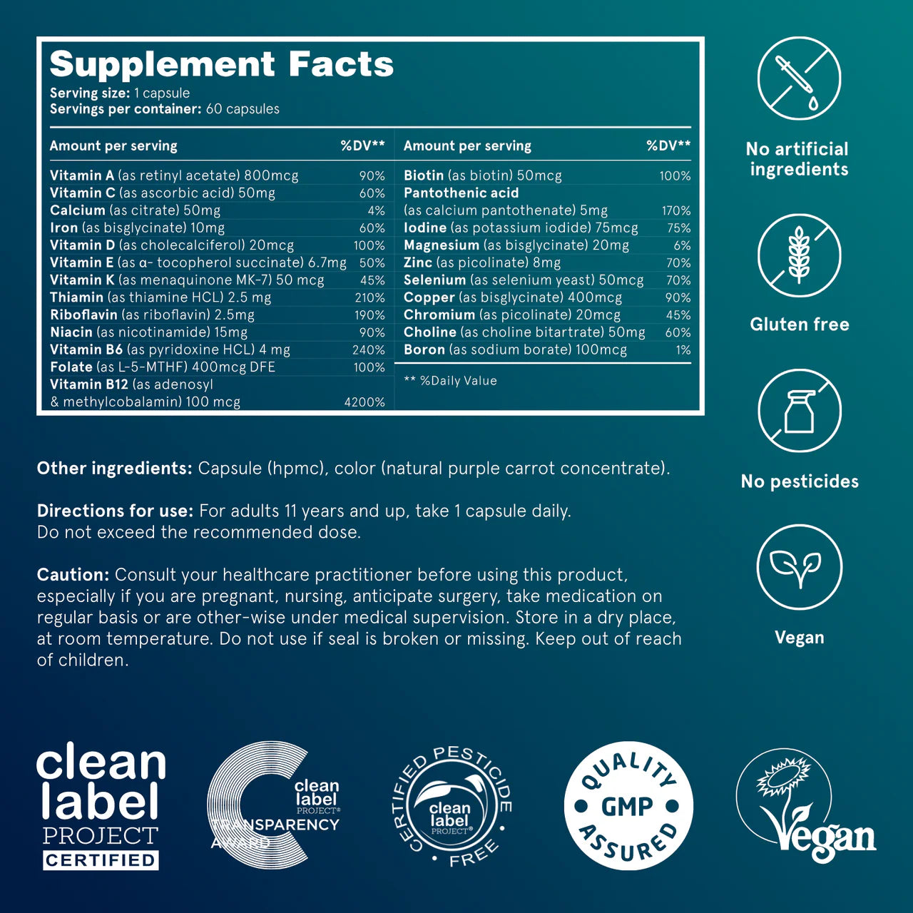 Puori V - Multivitamin & Minerals - 3 Pack