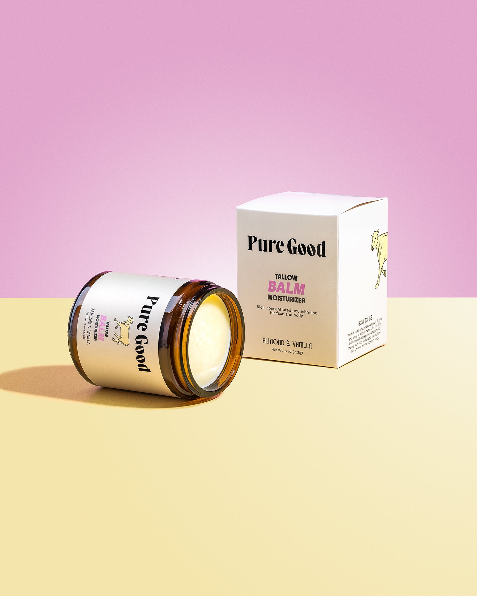 Pure Good  Almond + Vanilla Tallow Balm