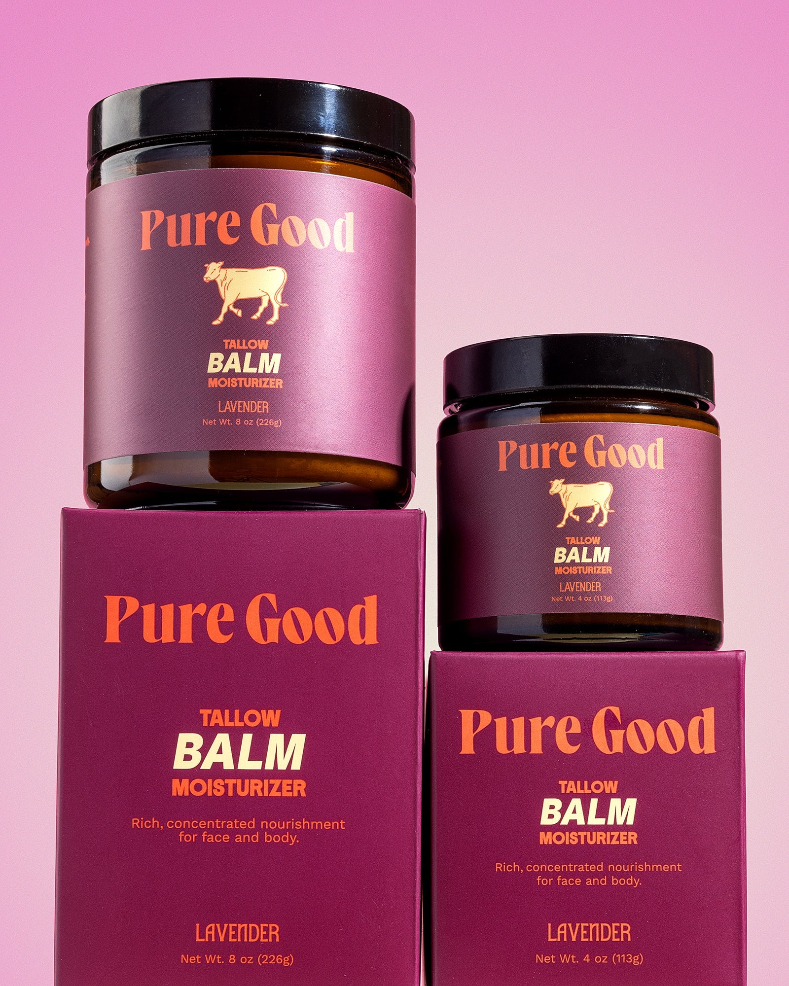 Pure Good Lavender Tallow Balm - Calming & Restoring