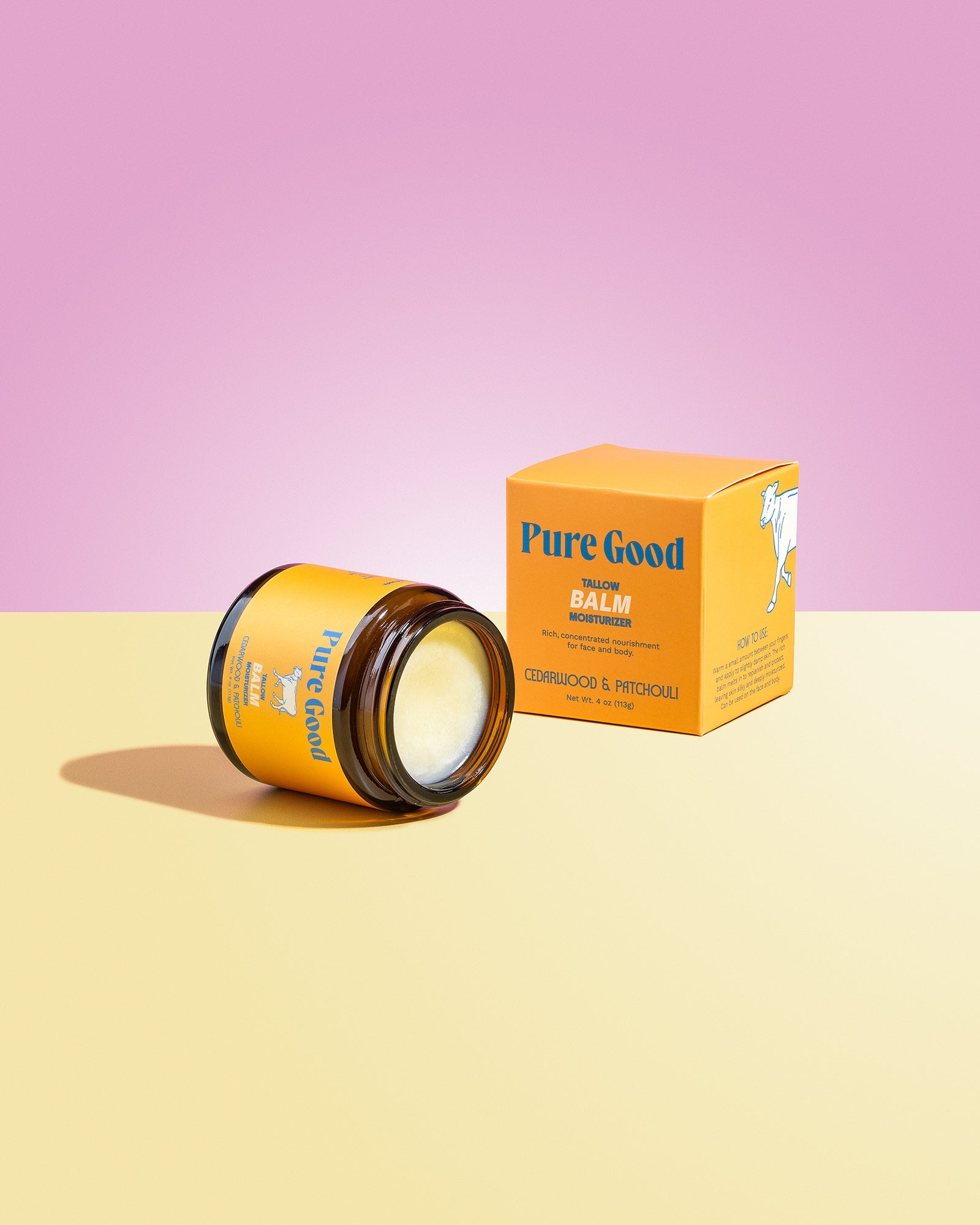 Pure Good Cedarwood + Patchouli Tallow Balm - Firming & Balancing