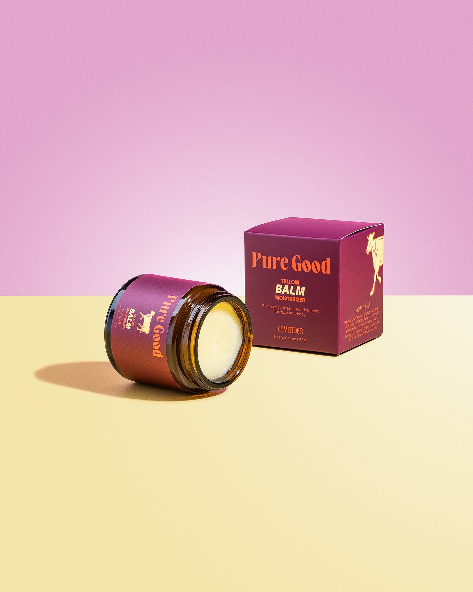 Pure Good Lavender Tallow Balm - Calming & Restoring