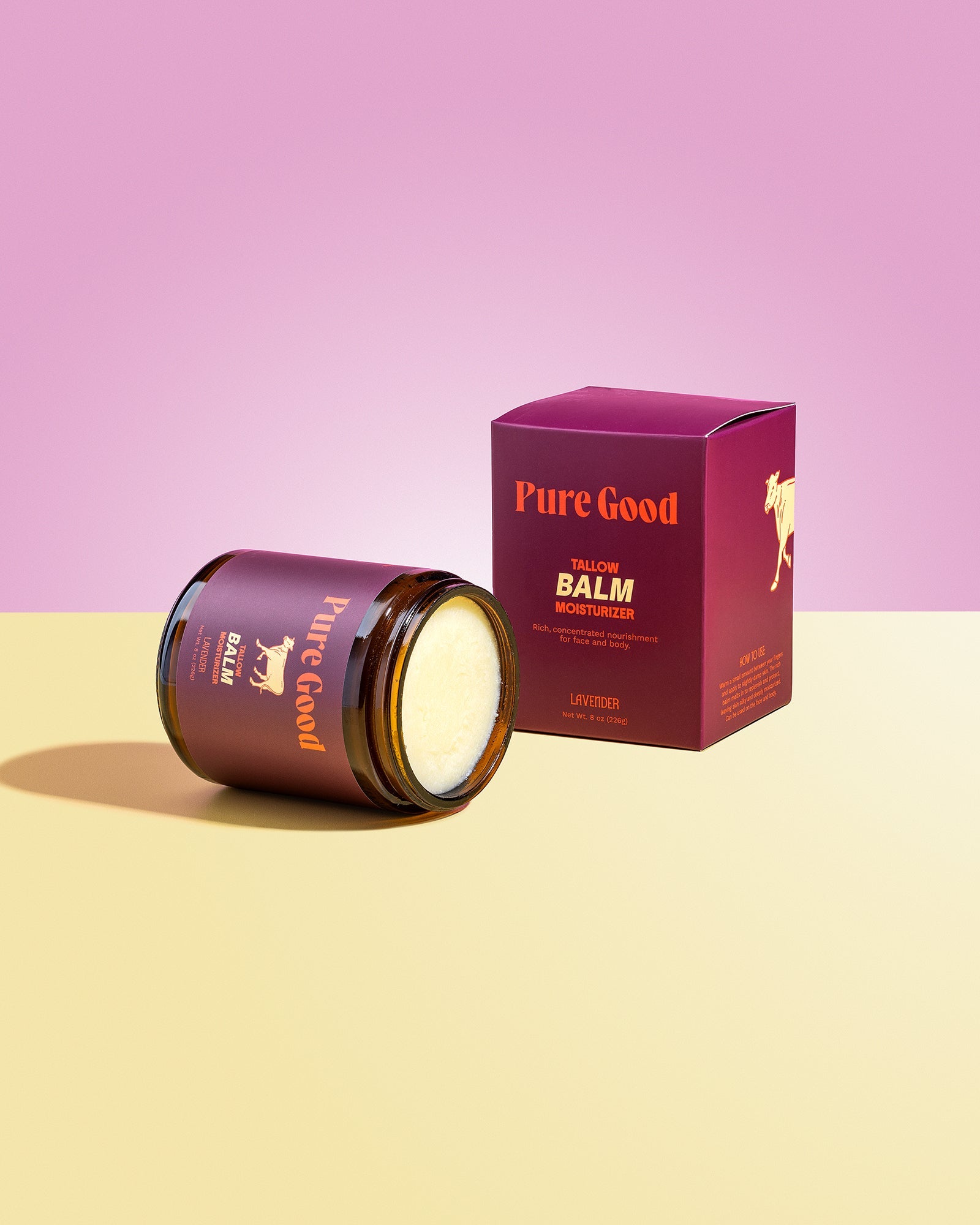 Pure Good Lavender Tallow Balm - Calming & Restoring
