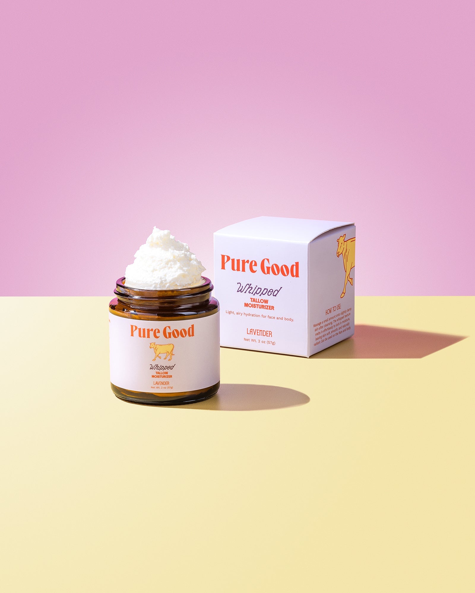 Pure Good Lavender Whipped Tallow - Calming & Restoring