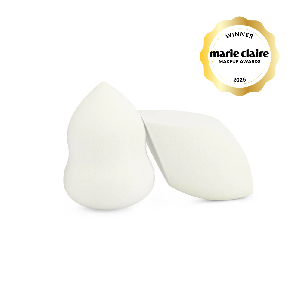 Pure Luxury Makeup Sponge Duo, Made with Upcycled Rice