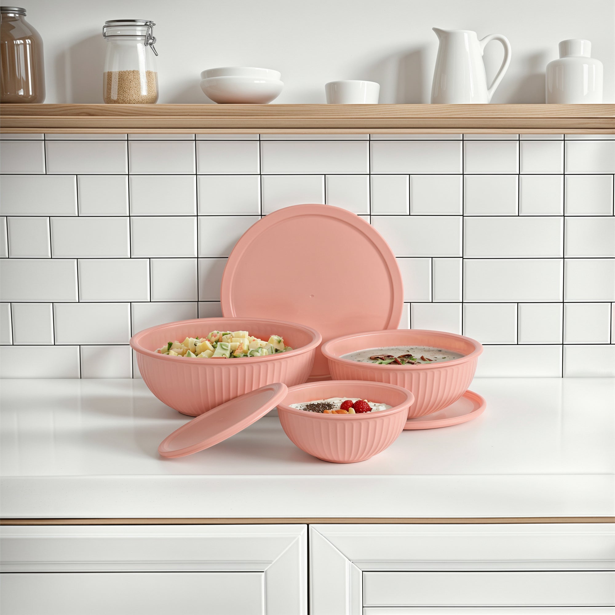 Genicook Rainbowl Glass Mixing Set (Set of 3)