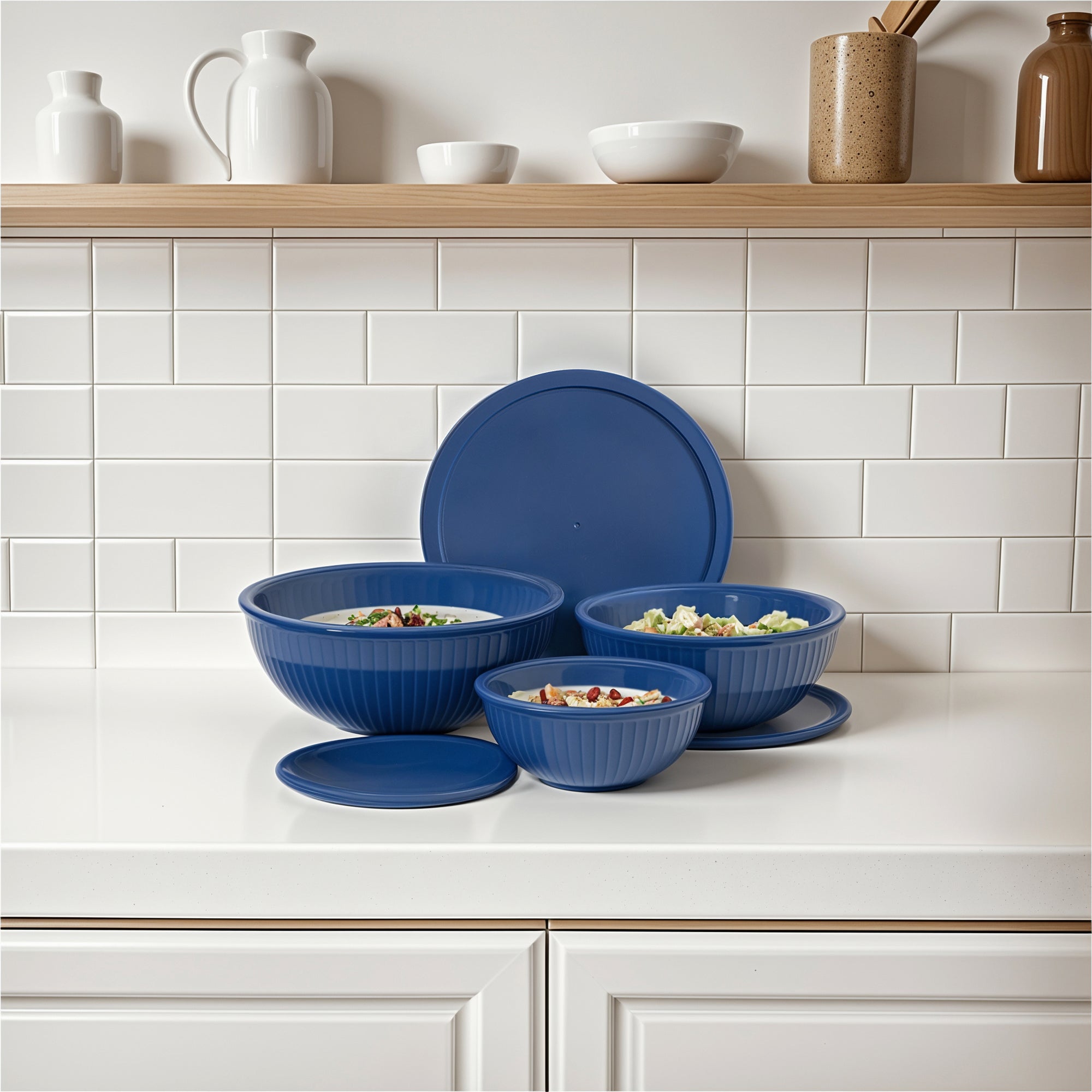 Genicook Rainbowl Glass Mixing Set (Set of 3)