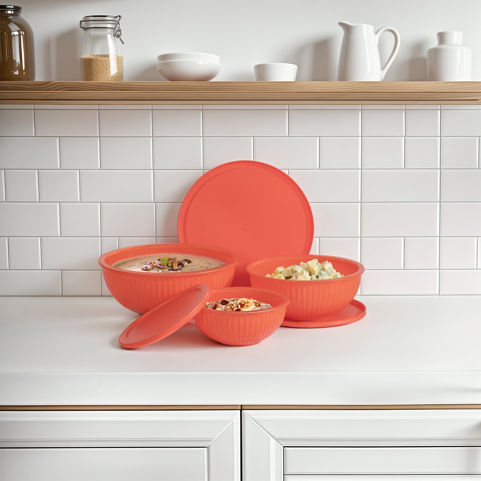 Genicook Rainbowl Glass Mixing Set (Set of 3)