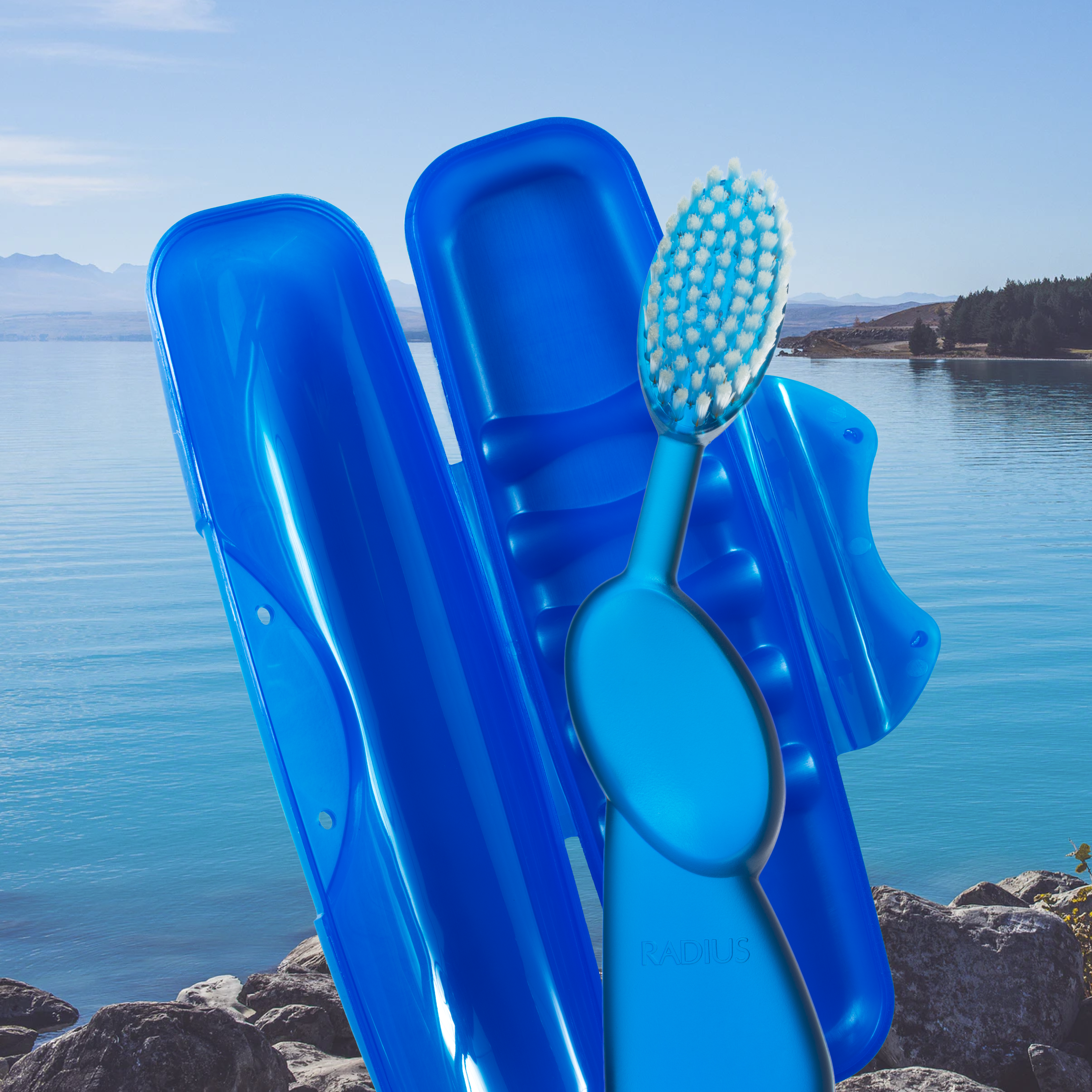 Radius Original Toothbrush in Free Travel Case