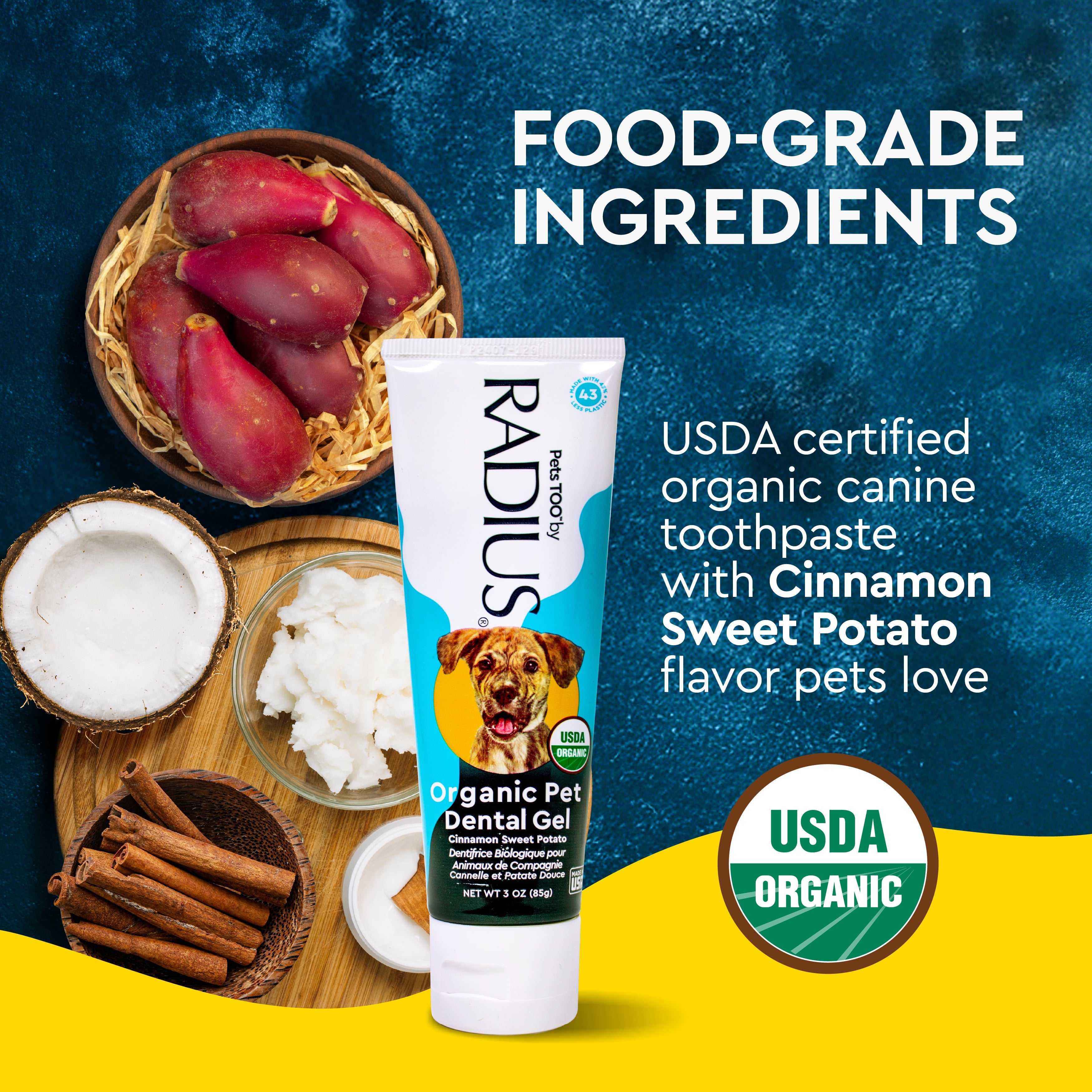Radius USDA Organic Canine Toothpaste