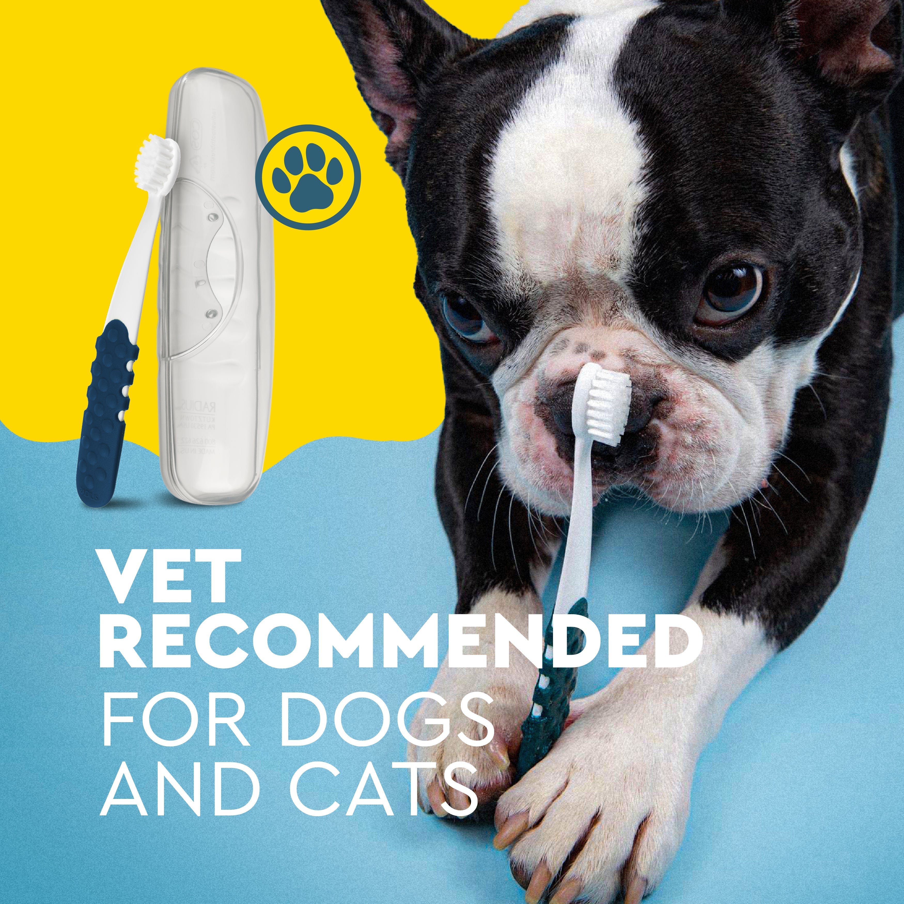 Radius Lush & Plush Soft Pet Toothbrush