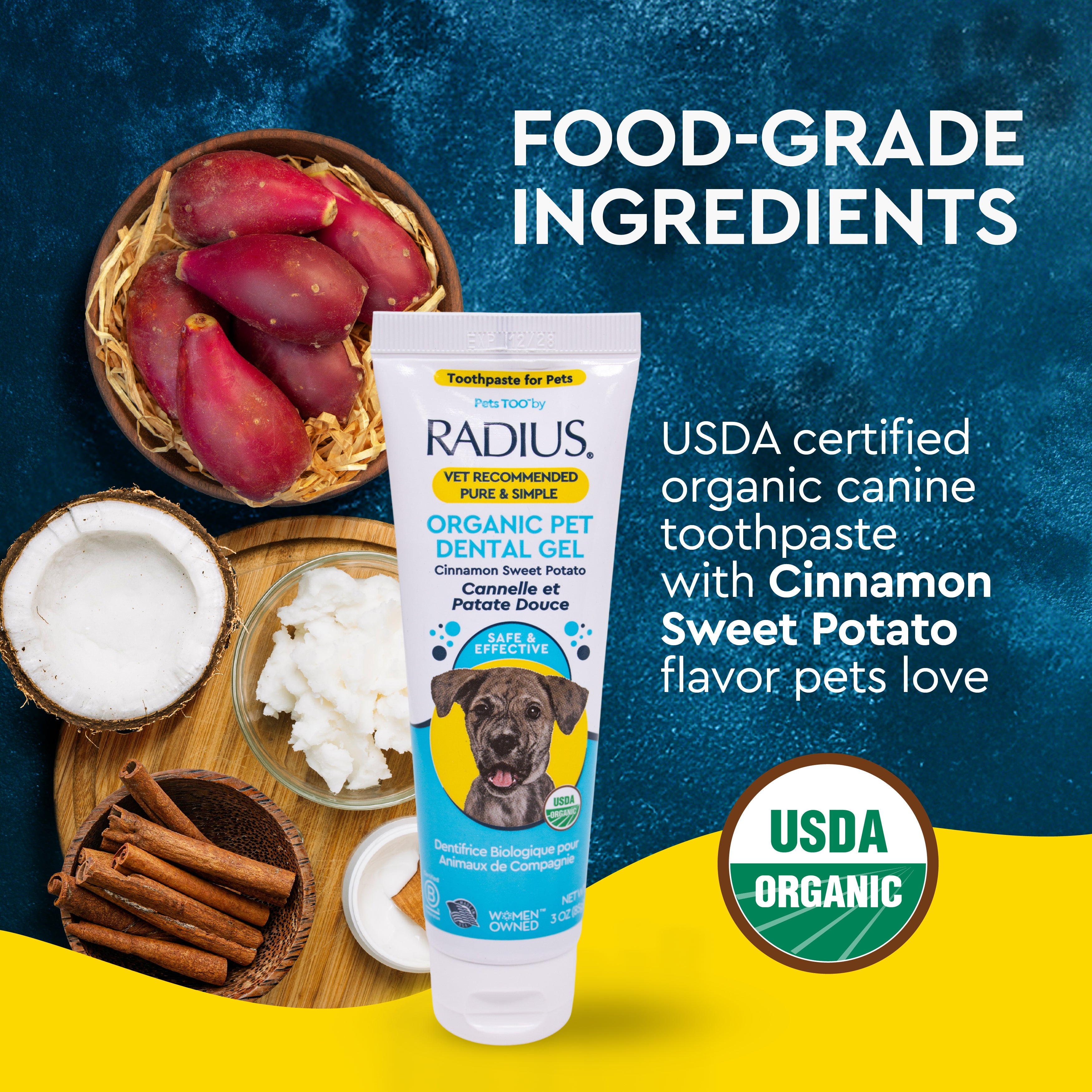 Radius USDA Organic Canine Toothpaste