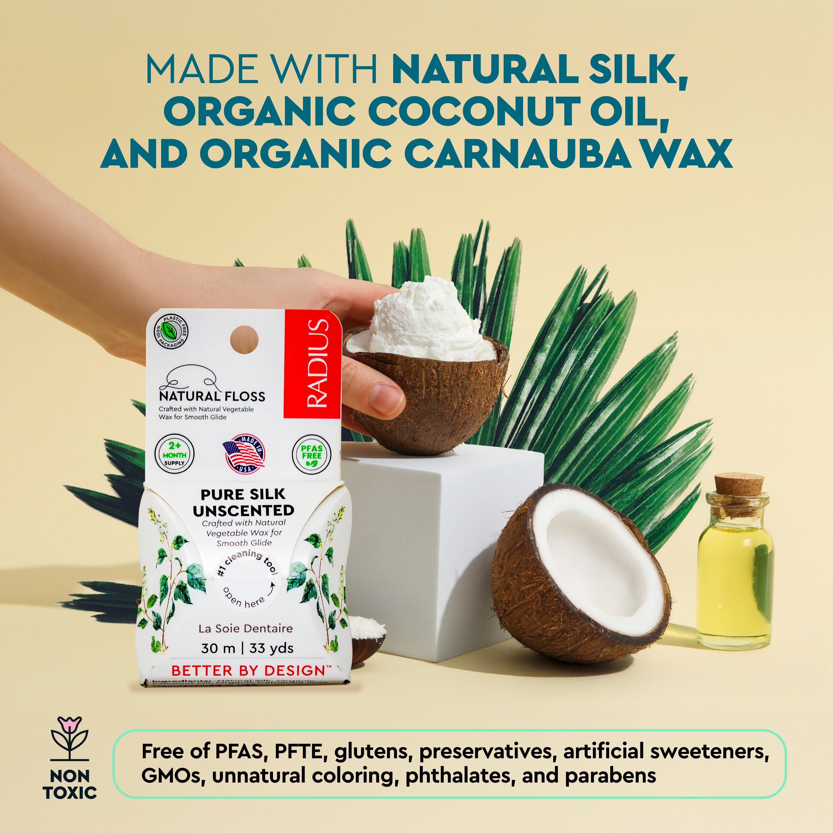 Radius Natural Biodegradable Silk Floss™