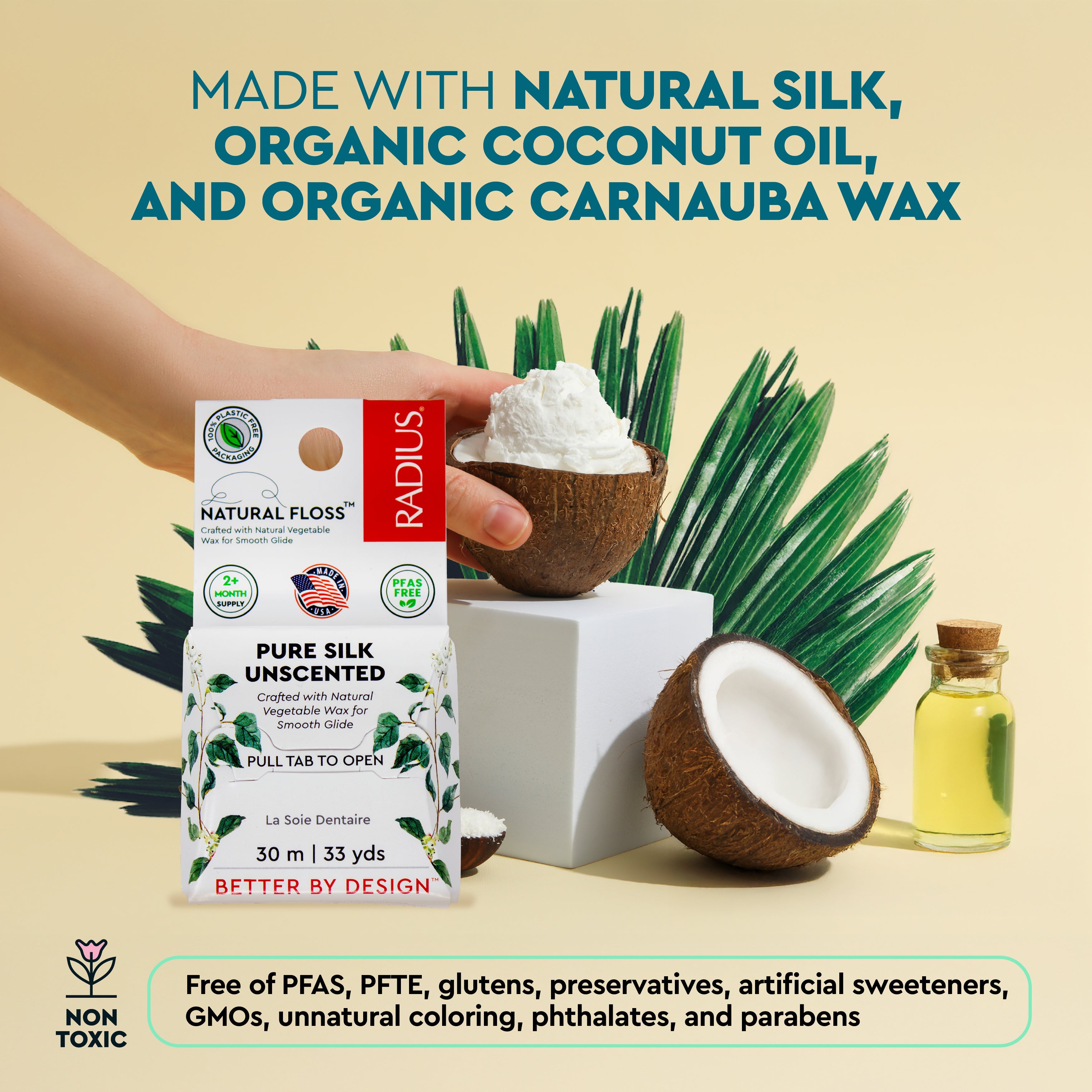 Radius Natural Biodegradable Silk Floss™