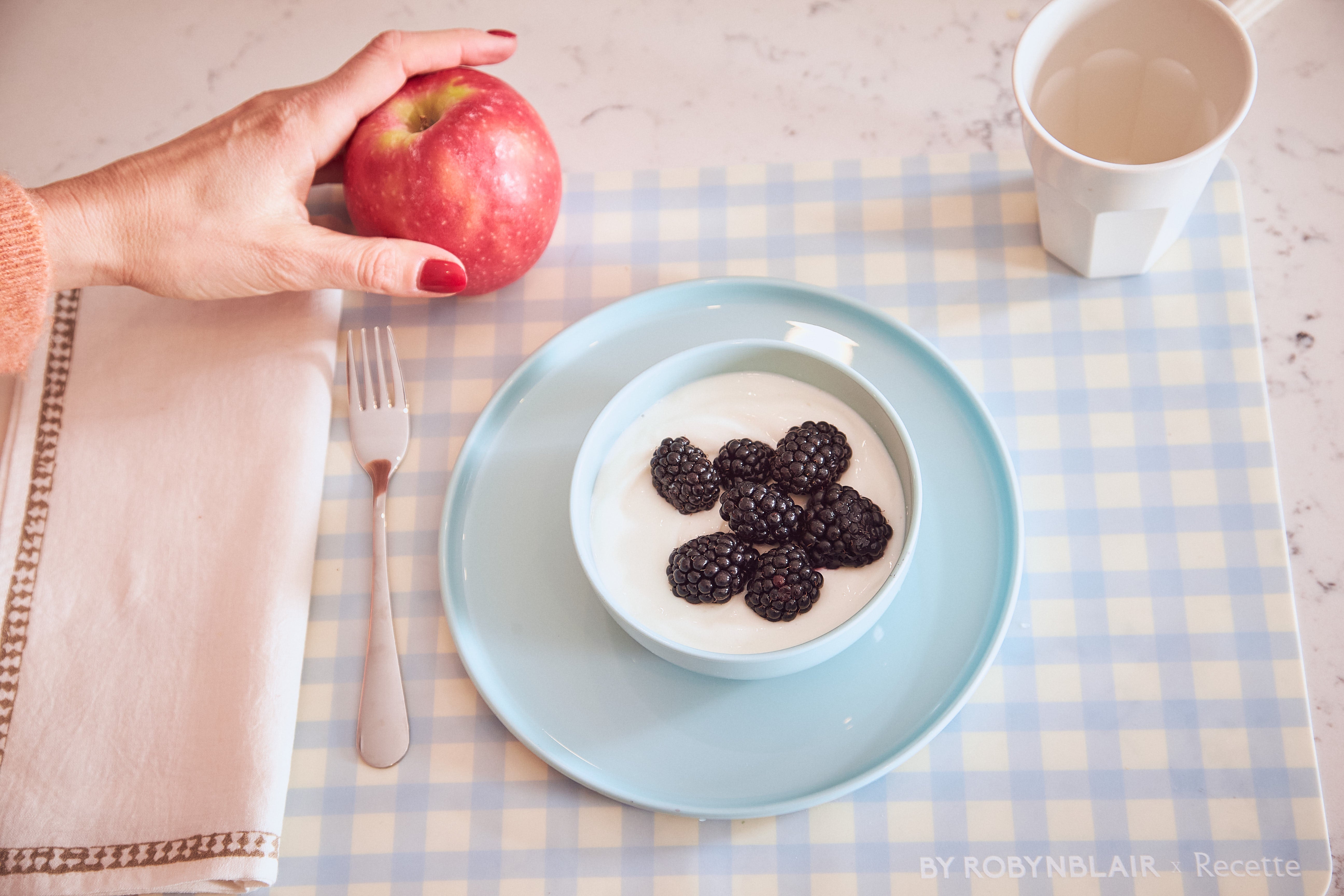 Recette Plate and Bowl Set | Seafoam
