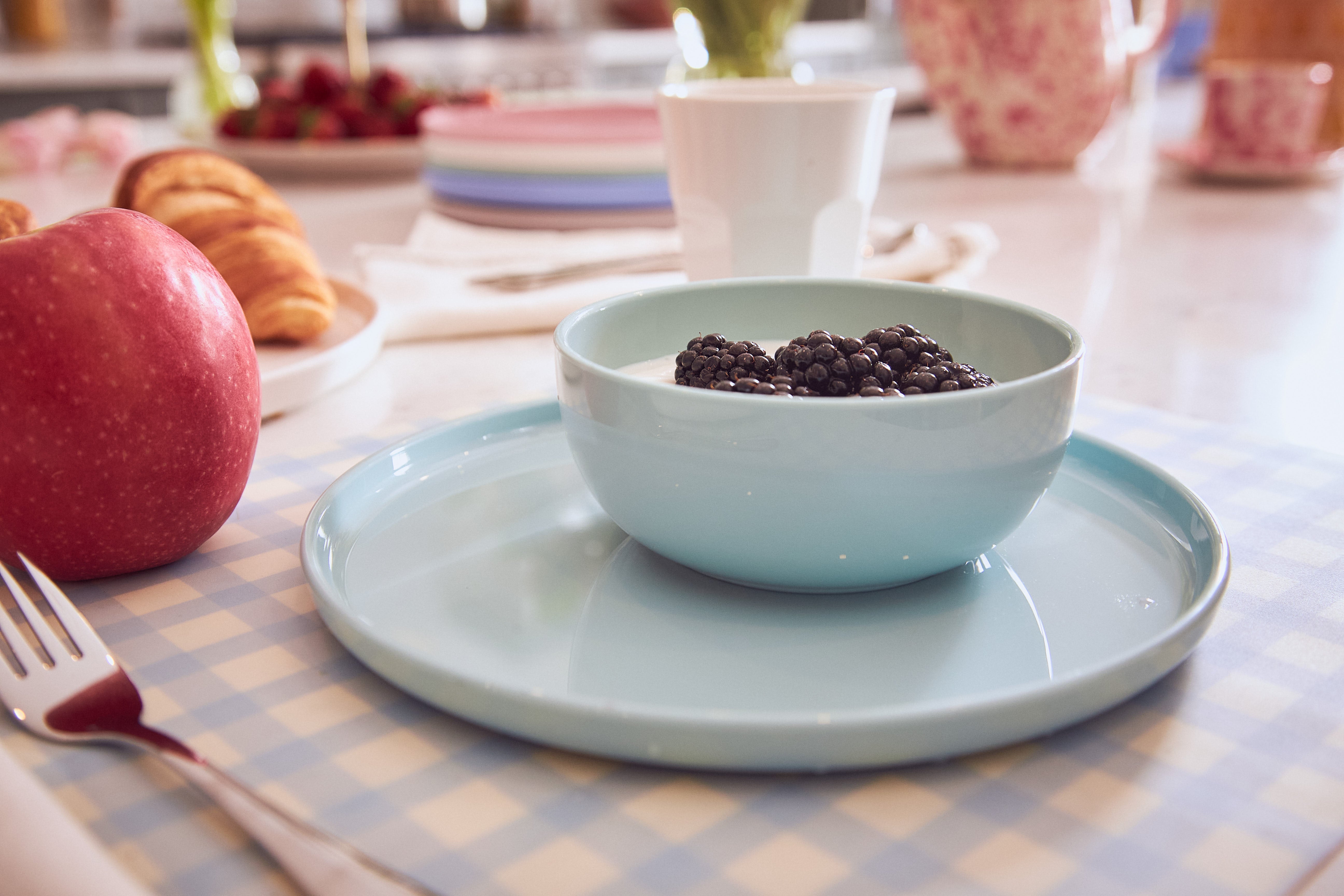Recette Plate and Bowl Set | Seafoam