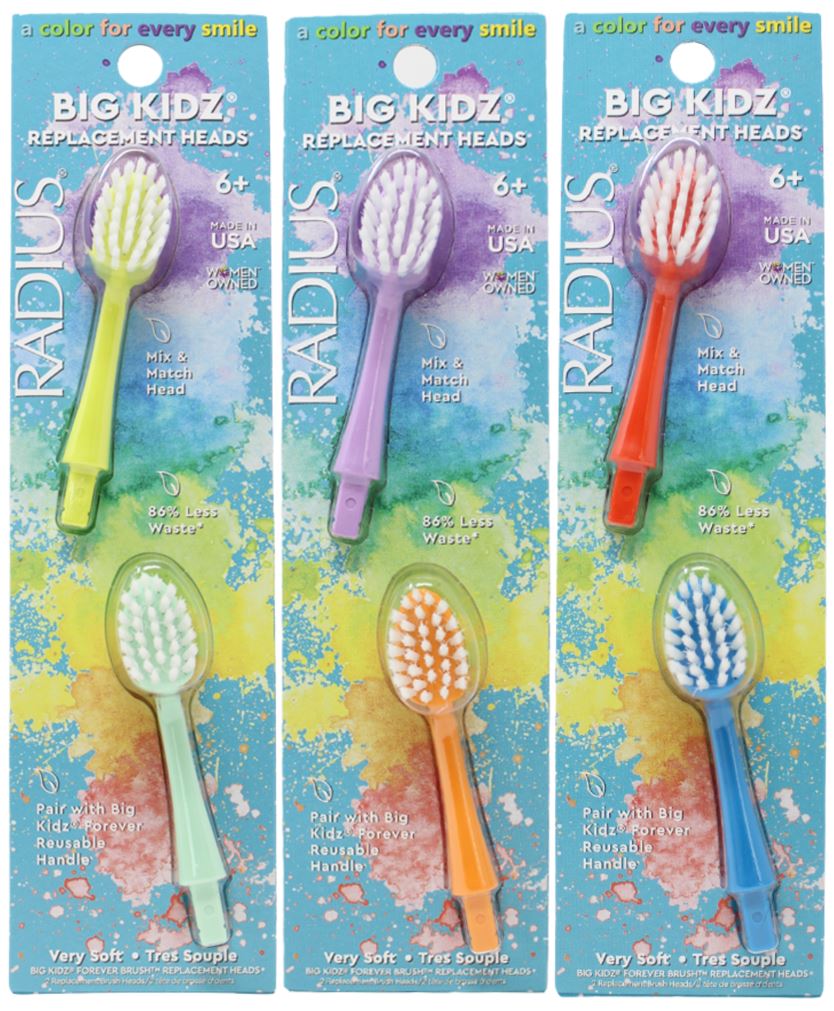 Radius Big Kidz® Replacement Heads (2 pack)