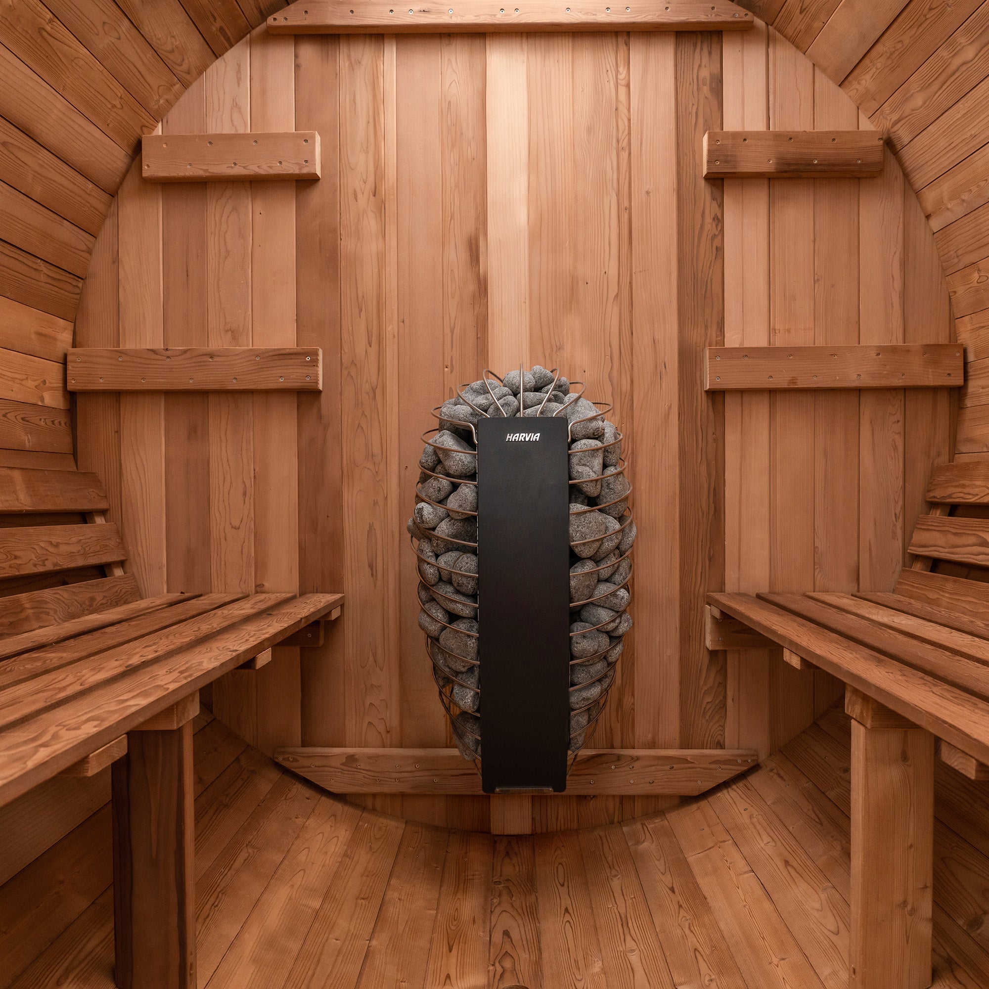 6 Person Barrel Sauna with Heater | Outdoor Backyard Sauna Kit