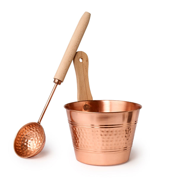 バーベキュー・調理用品 sunsetclimax l cup & handle Redwood Outdoors Copper Bucket & Ladle Set - Gimme the Good Stuff