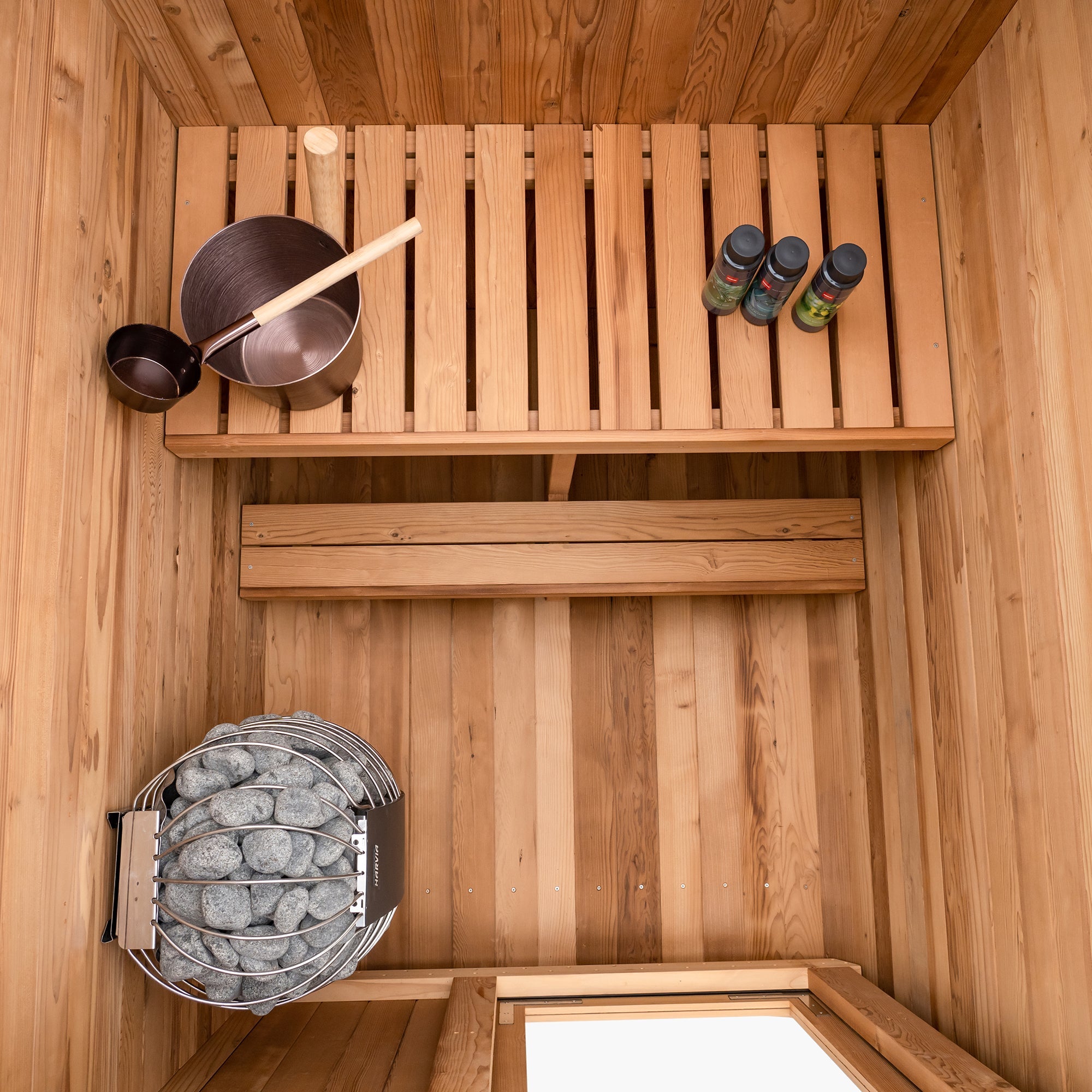 Redwood Outdoors Duo Outdoor Sauna - 2 Person w/ Harvia KIP 8kW Heater