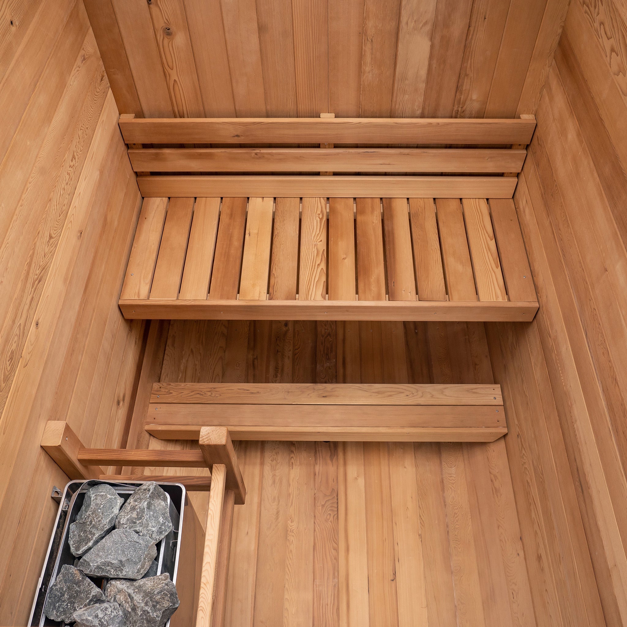 Redwood Outdoors Duo Outdoor Sauna - 2 Person w/ Harvia Spirit Wi-Fi 8kW Heater
