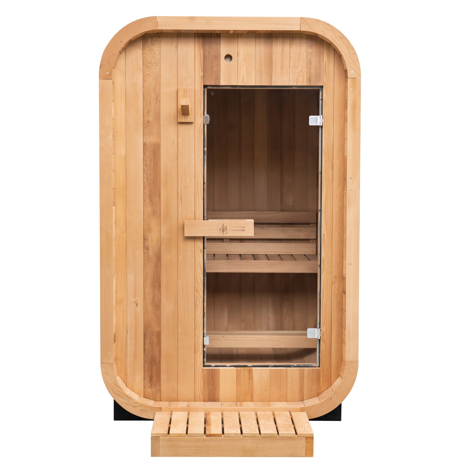 Redwood Outdoors Duo Outdoor Sauna - 2 Person w/ Harvia Spirit Wi-Fi 8kW Heater