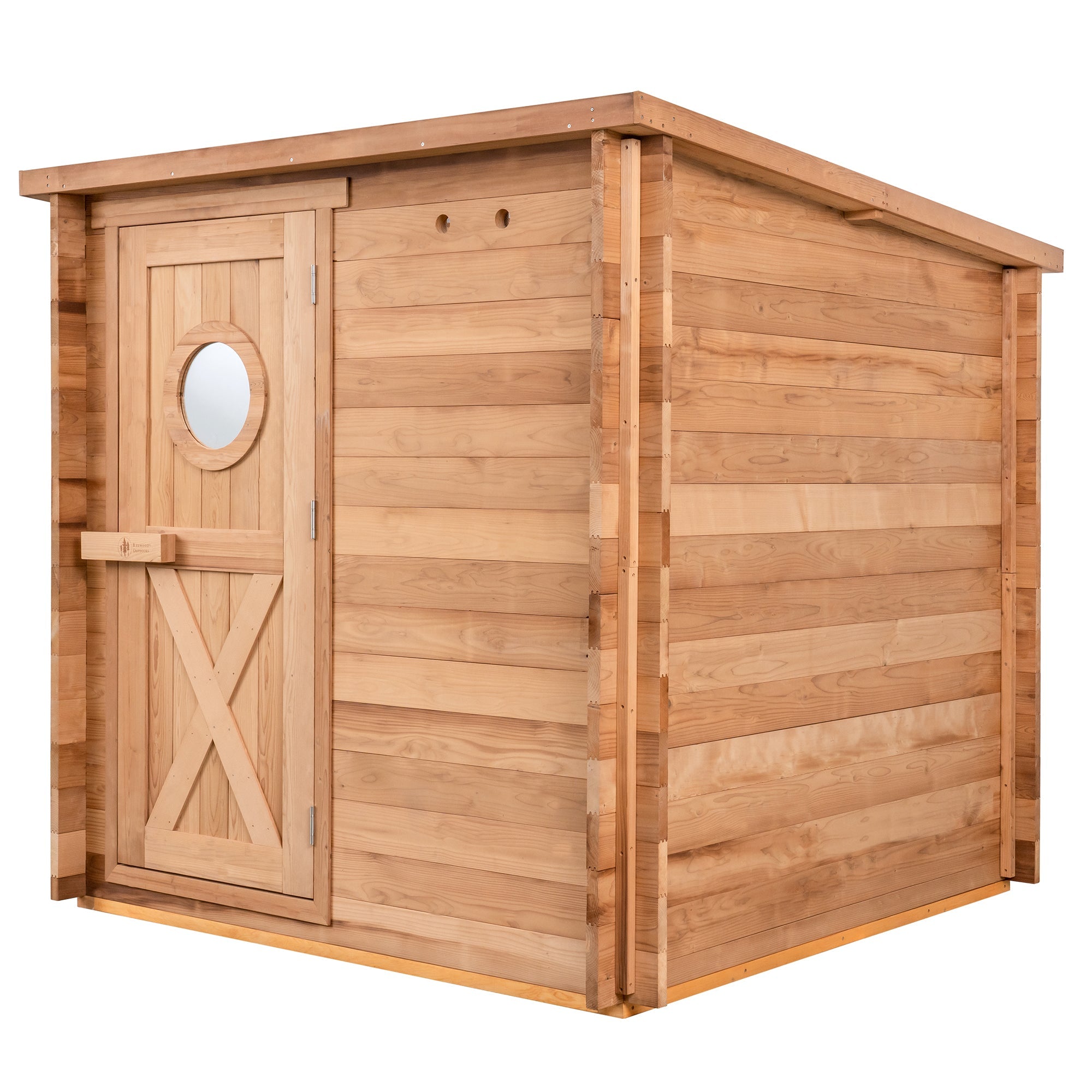 Redwood Outdoors Garden Outdoor Sauna - 8 Person w/ Harvia KIP 8kW Heater