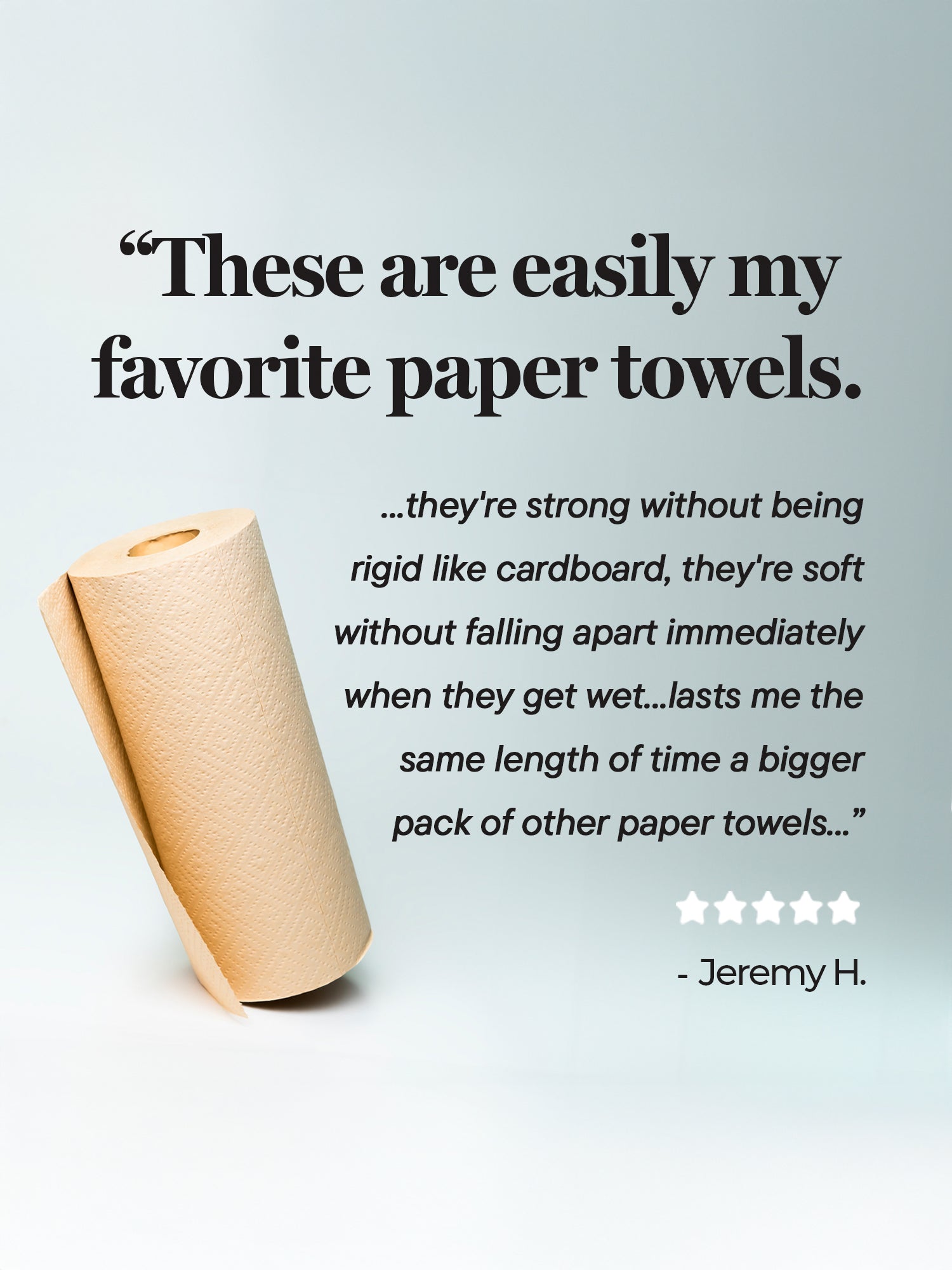 Rustic Strength Panda Eco Paper | Bamboo Paper Towel