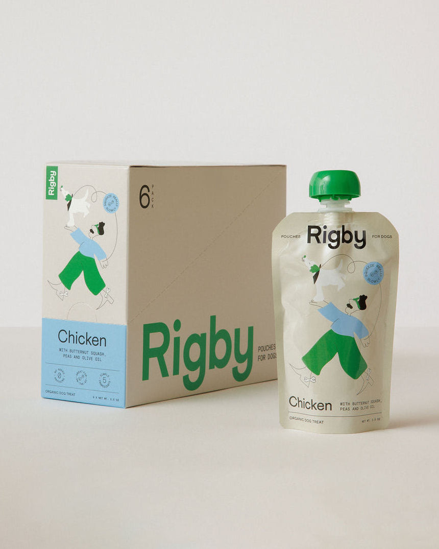 Rigby Organic Chicken Pouch - 6 Pack