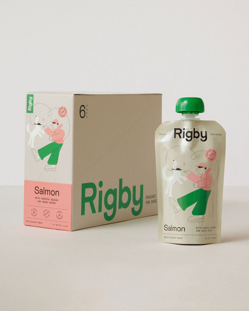 Rigby Organic Salmon Pouch - 6 Pack