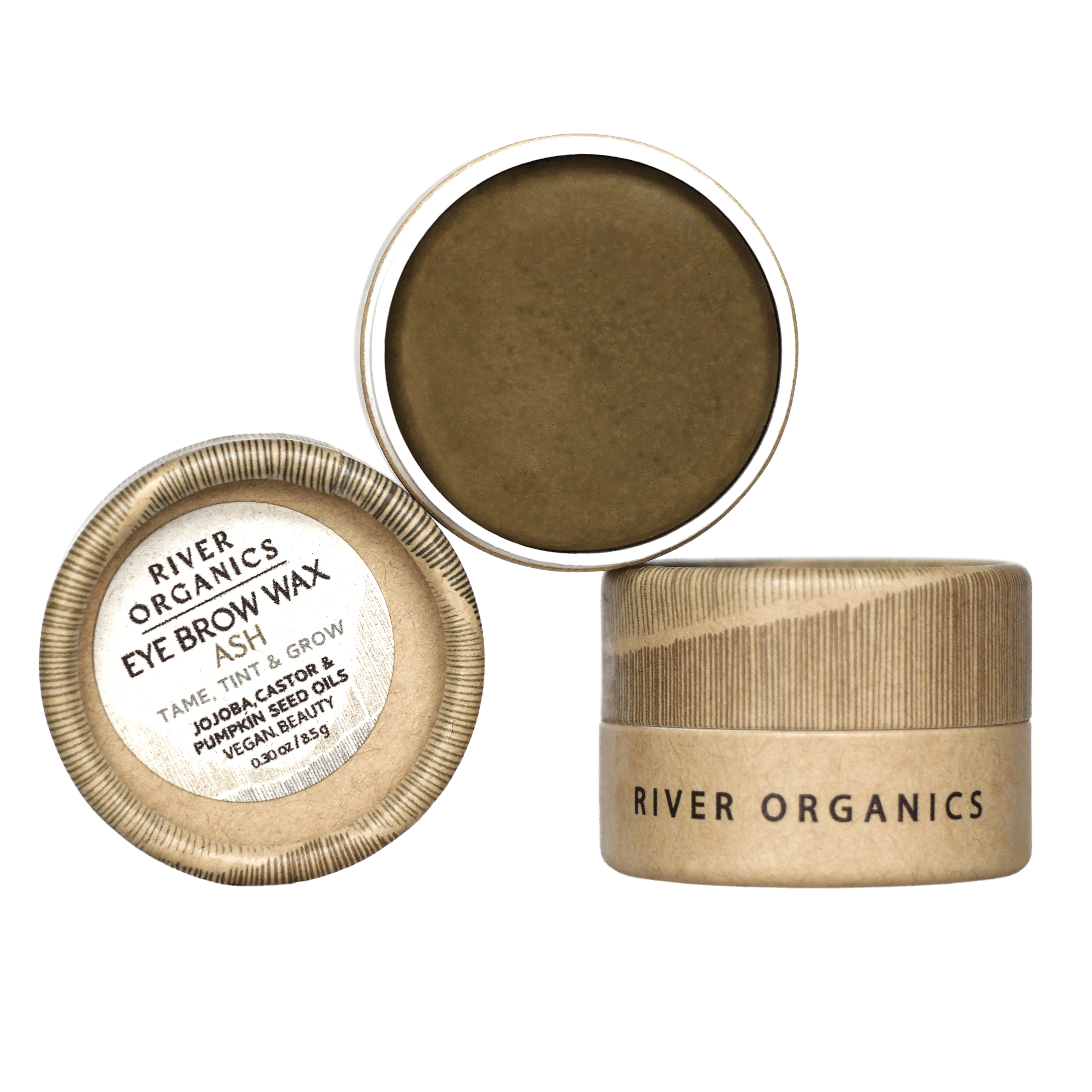 River Organics Brow Wax - Tame, Tint & Grow
