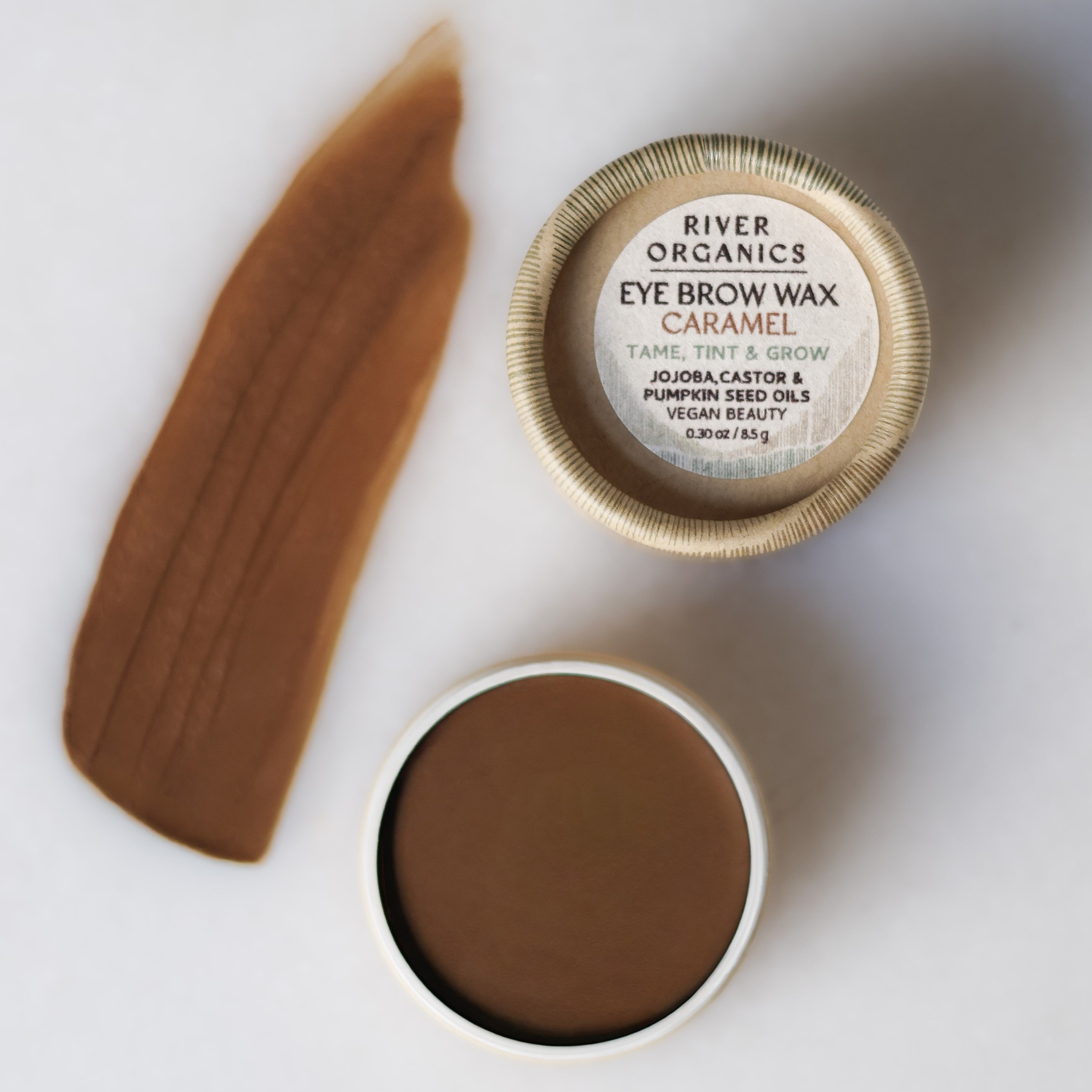 River Organics Brow Wax - Tame, Tint & Grow