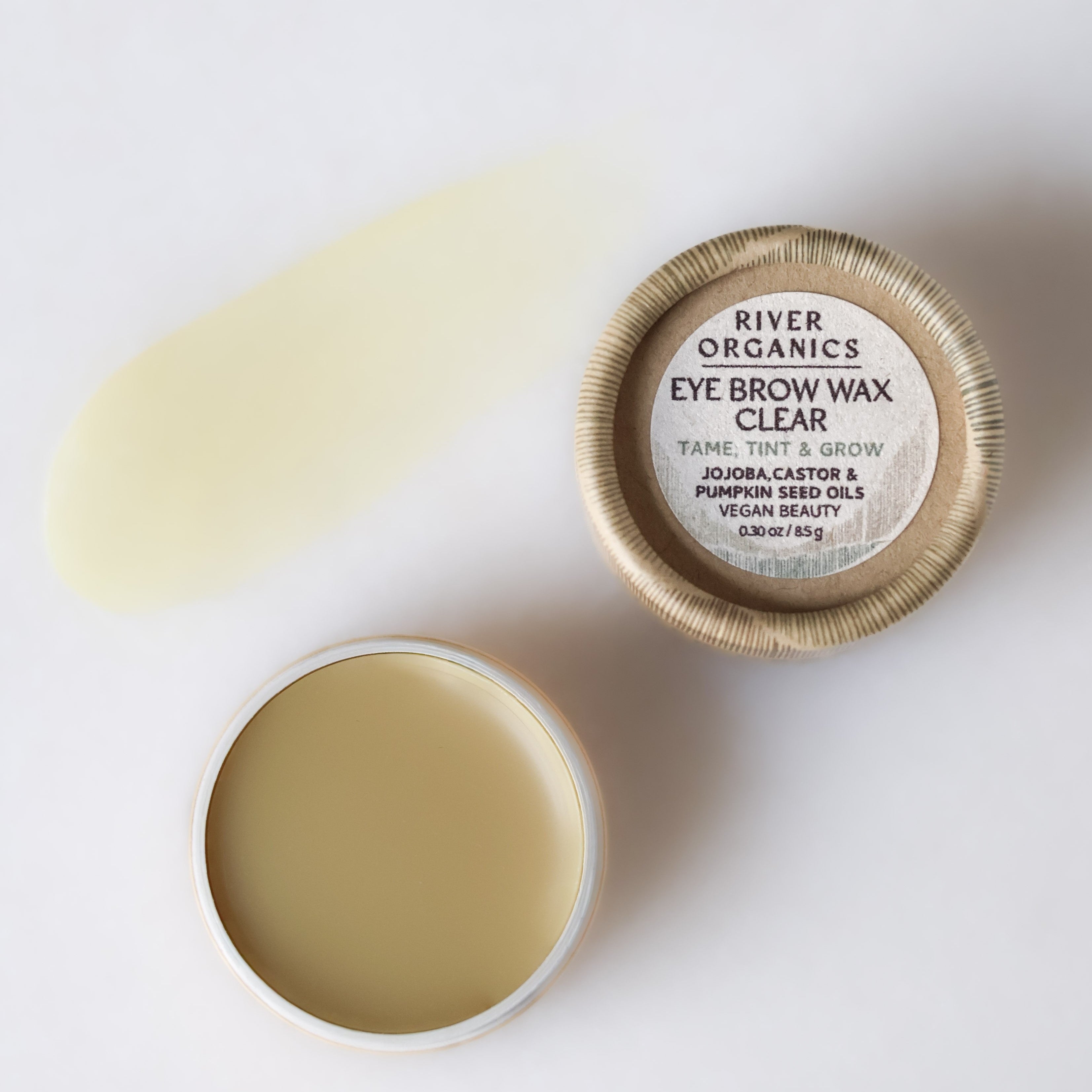 River Organics Brow Wax - Tame, Tint & Grow