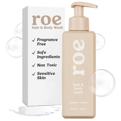 Roe Wellness Toddler & Baby Body Wash + Shampoo