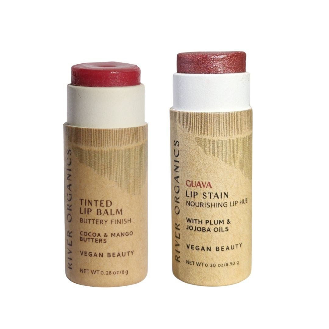 River Organics Lip Balm or Lip Stain Sets