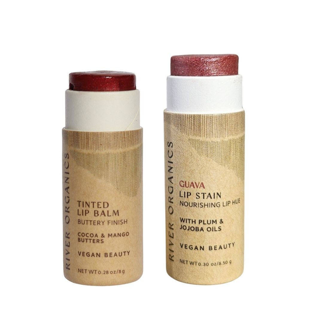 River Organics Lip Balm or Lip Stain Sets