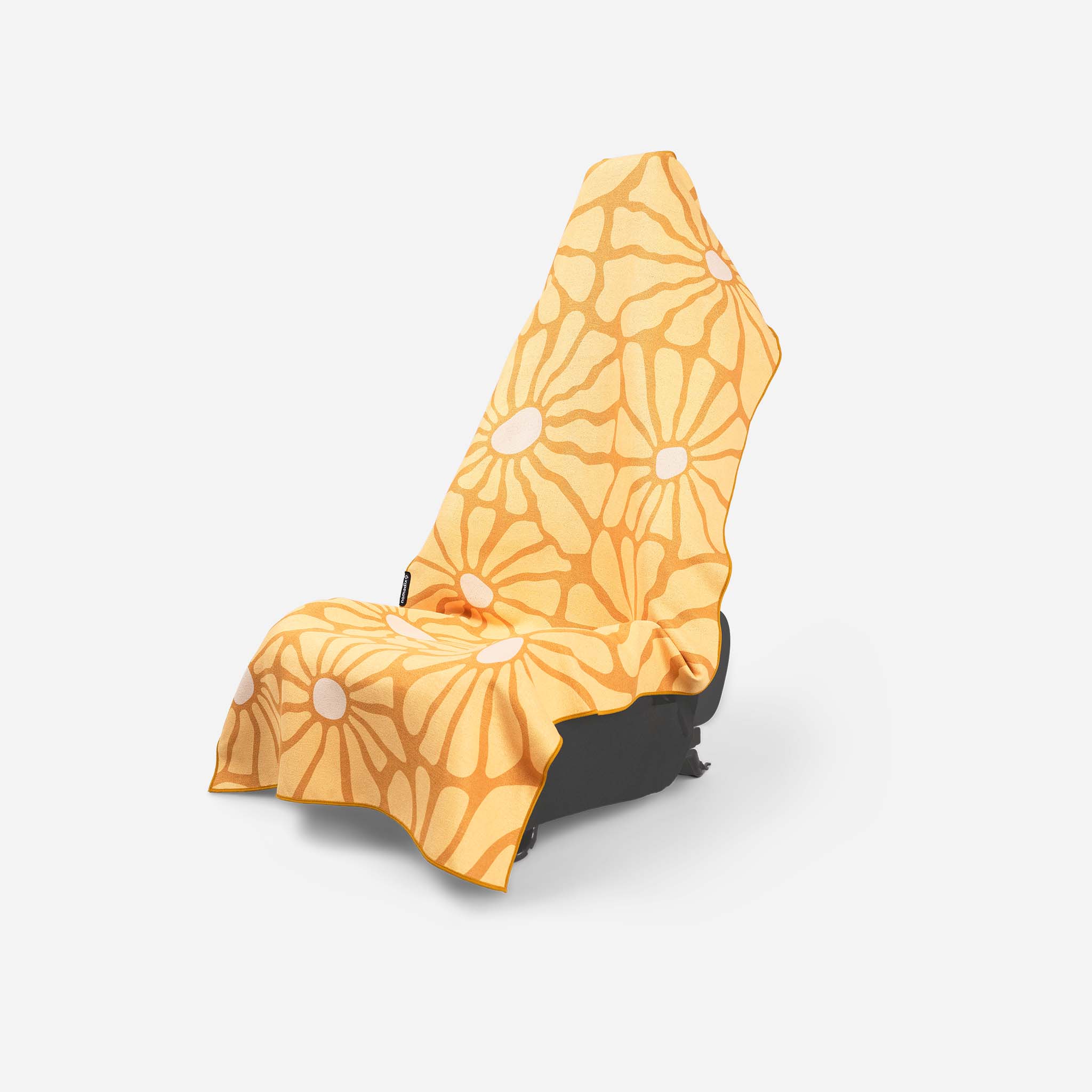 Nomadix Car Seat Cover Towel: Lazy Daisy Gold