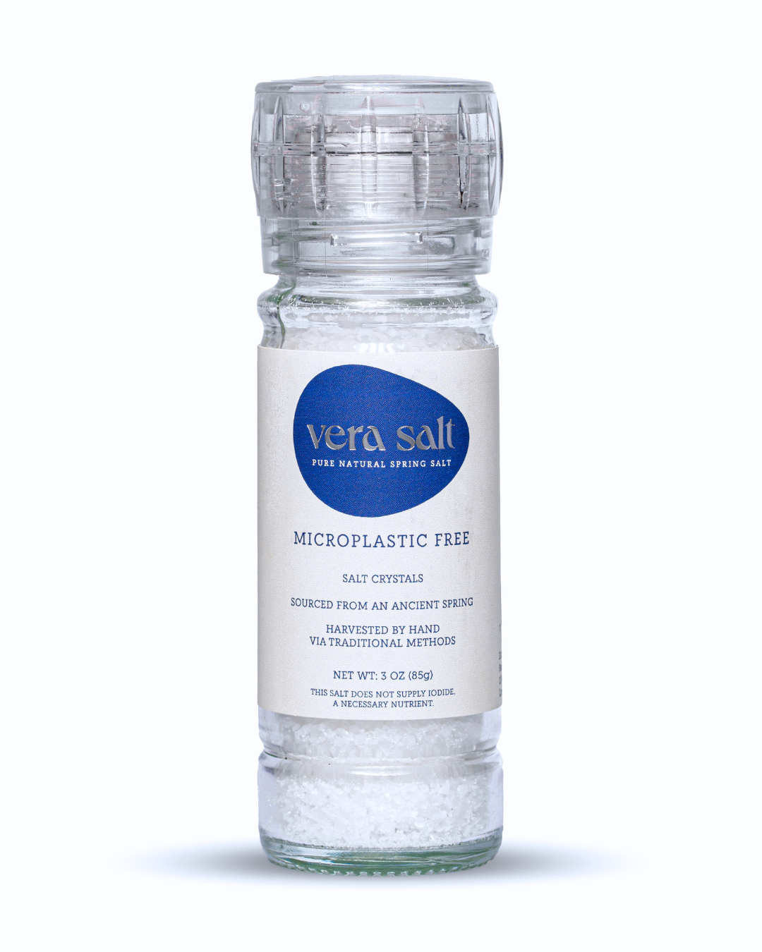 Vera Salt Starter Set — Ceramic Grinder + 2 Refills