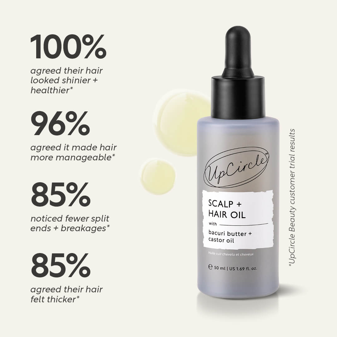 UpCircle Scalp + Hair Oil with Bacuri Butter + Castor Oil