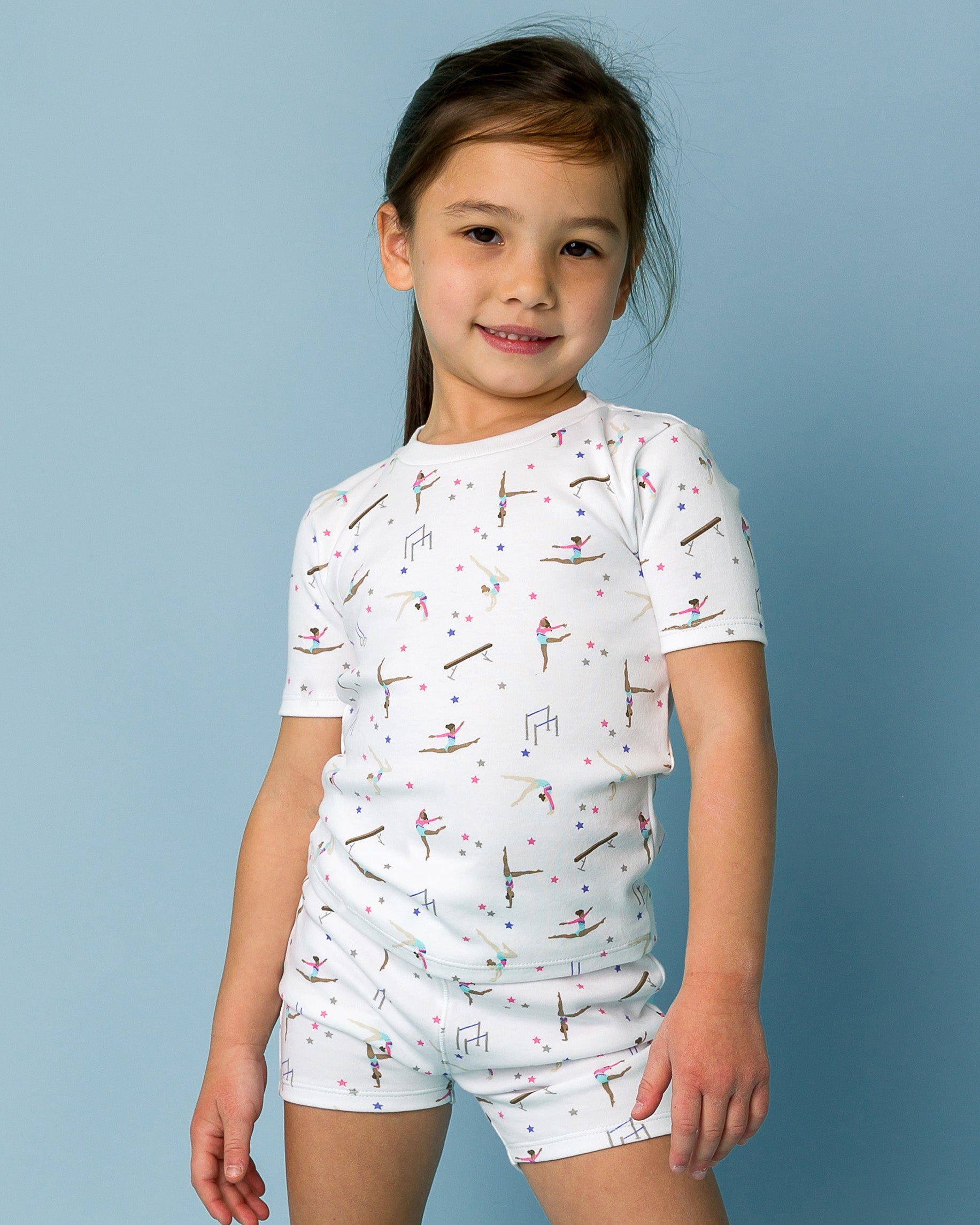 12|12 The Organic Short Sleeve Pajama Set [Gymnastics]