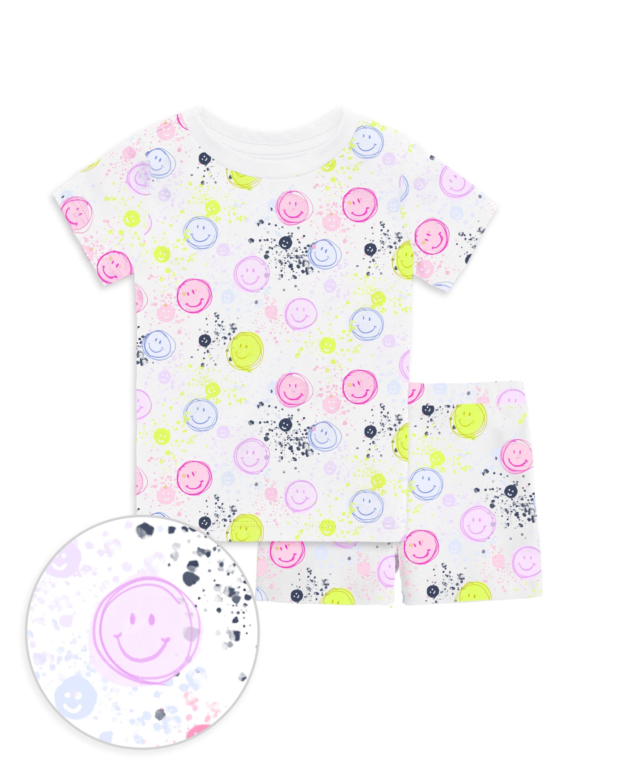 12|12 The Organic Short Sleeve Pajama Set [Smile]