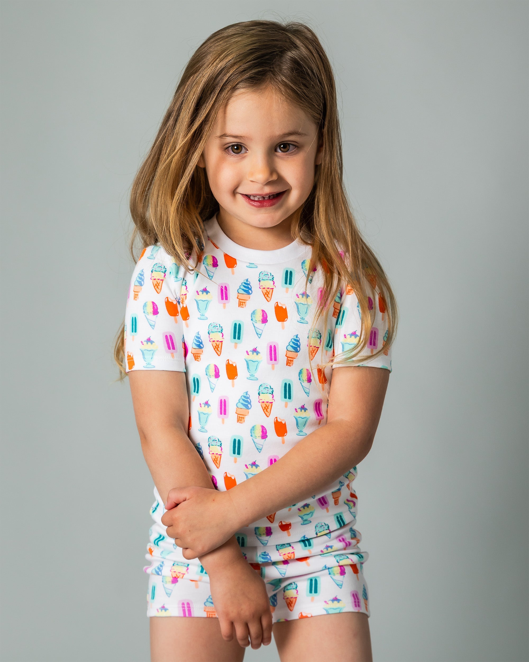 12|12 The Organic Short Sleeve Pajama Set [Sundae Funday]