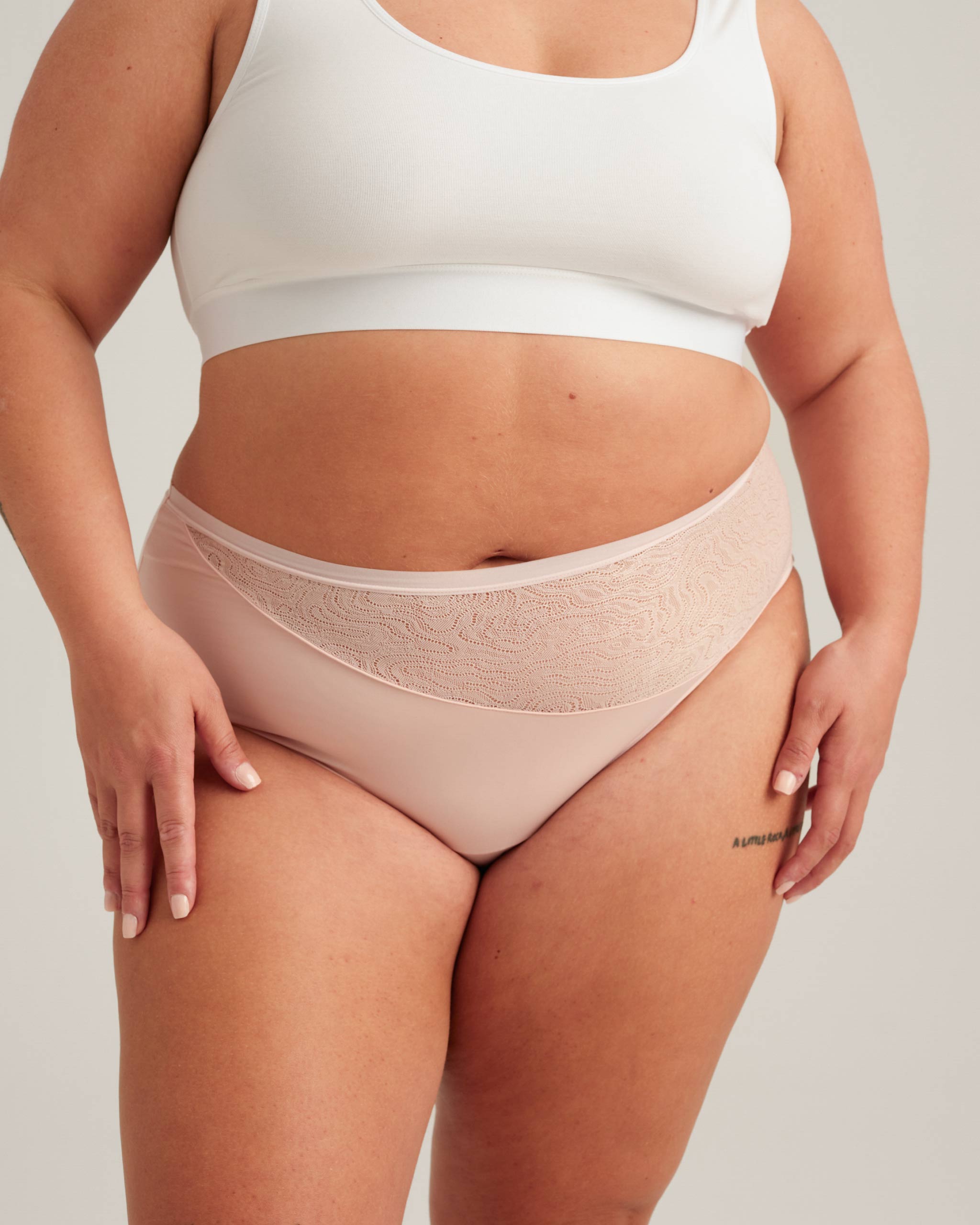 Saalt Leakproof Lace High Waist