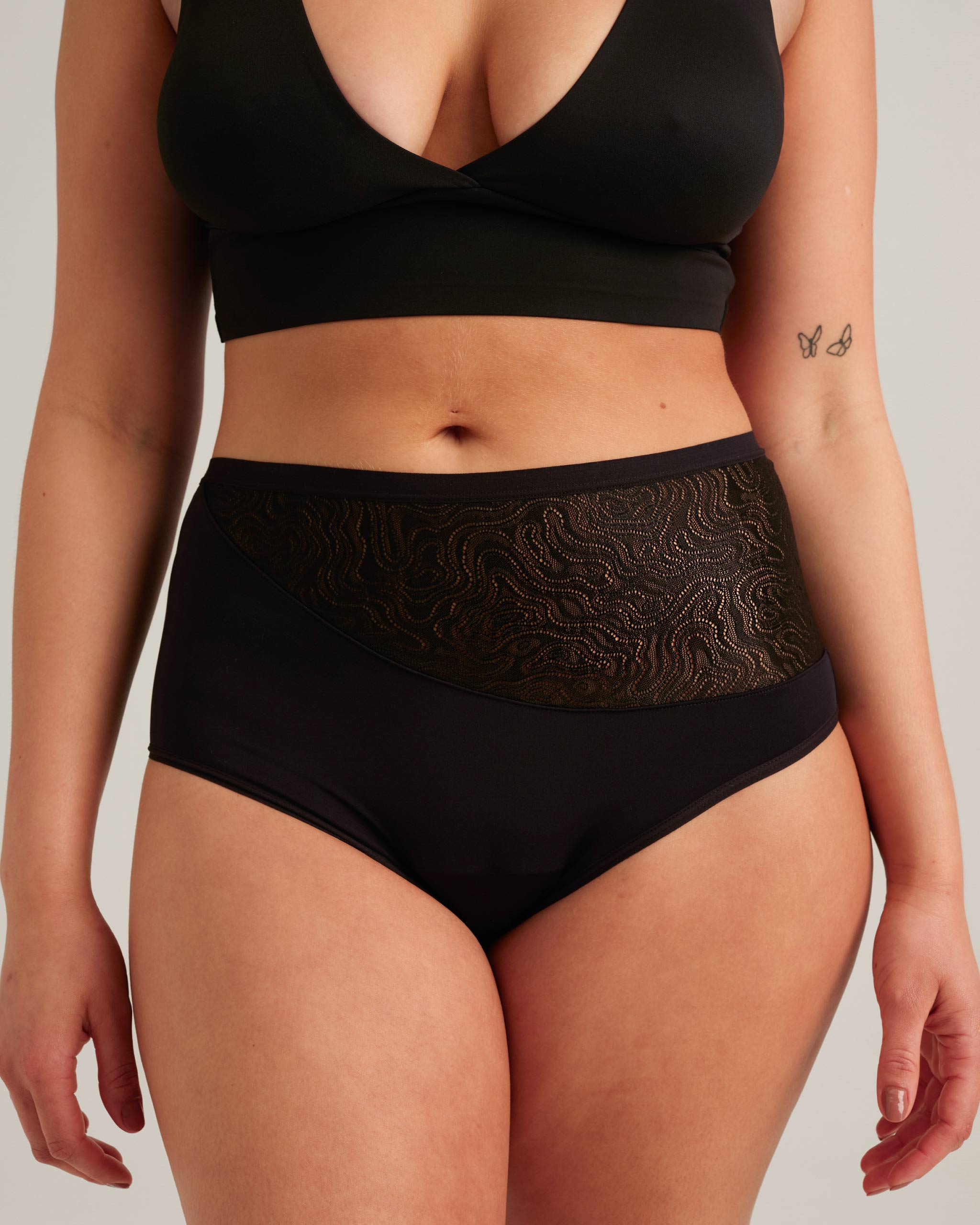 Saalt Leakproof Lace High Waist